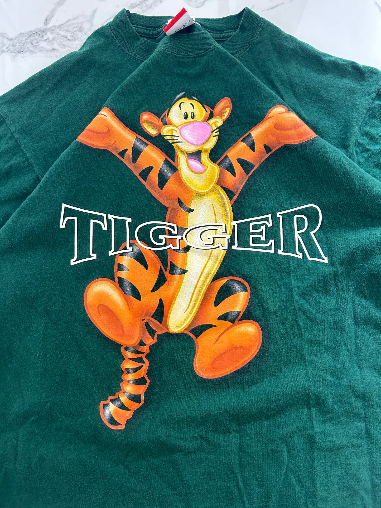 Vintage Green Tigger Disneyland Tee (L)