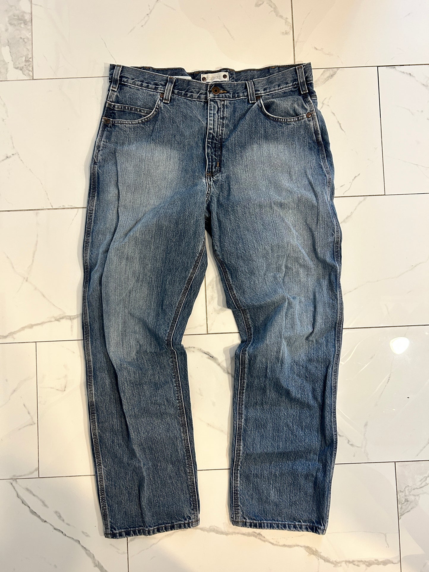 Vintage Carhartt Faded Denim (36x32)