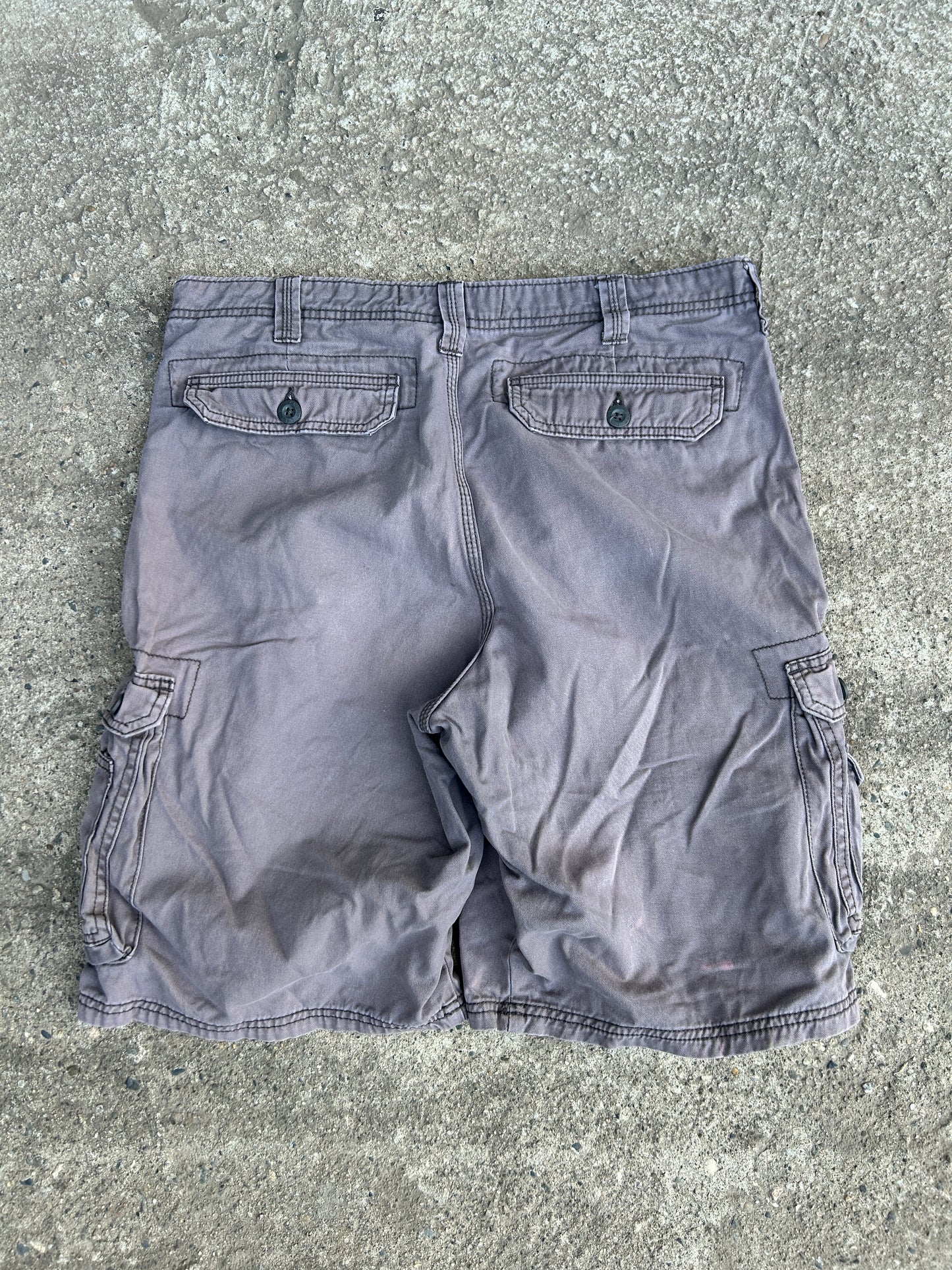Beige Lee Dungarees Shorts (34W)