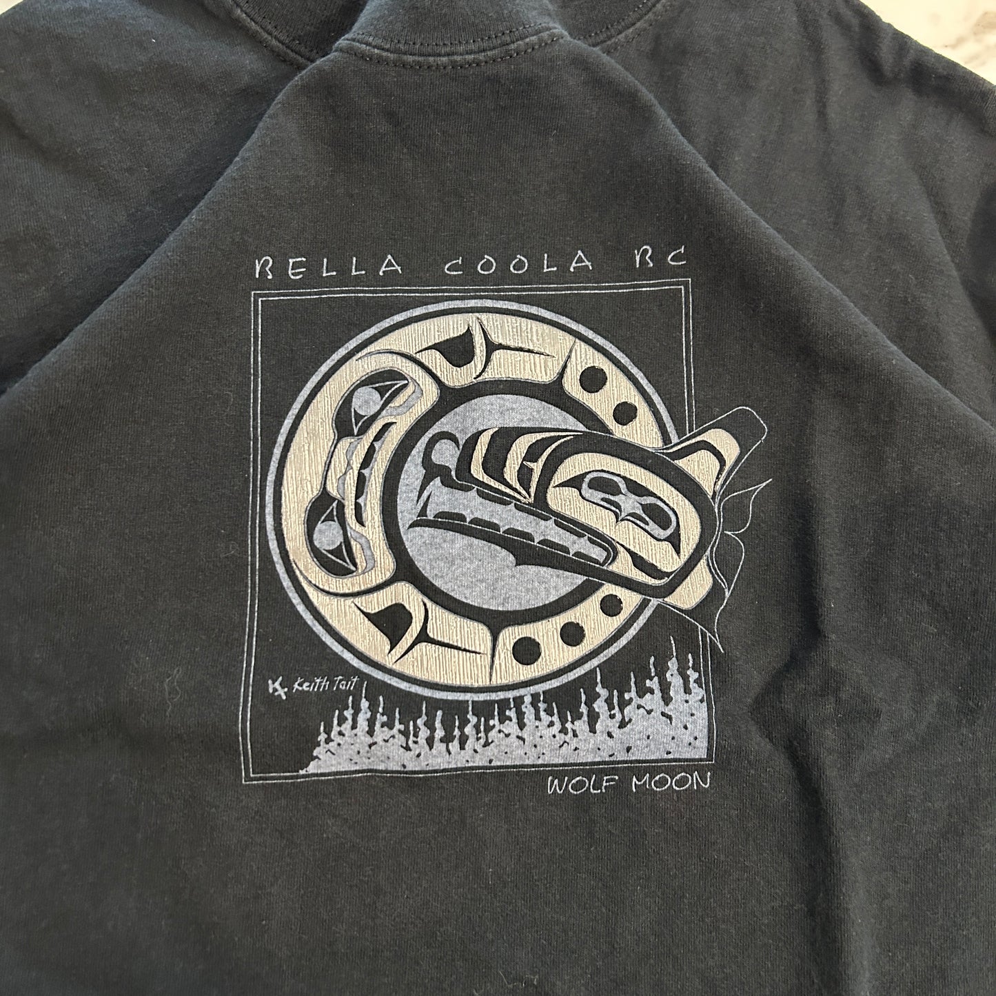 Indigenous Bella Coola Wolf Moon Tee (M)