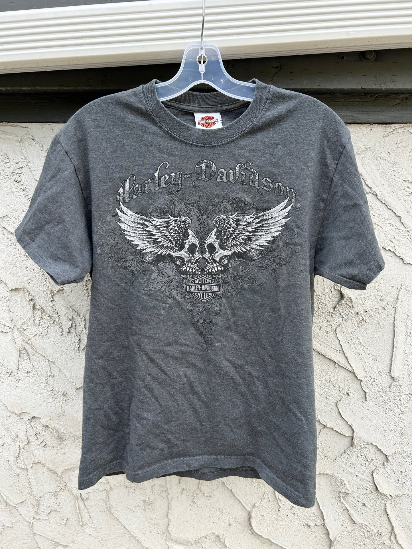 Y2K Harley Davidson Winged Skulls Tee (M)