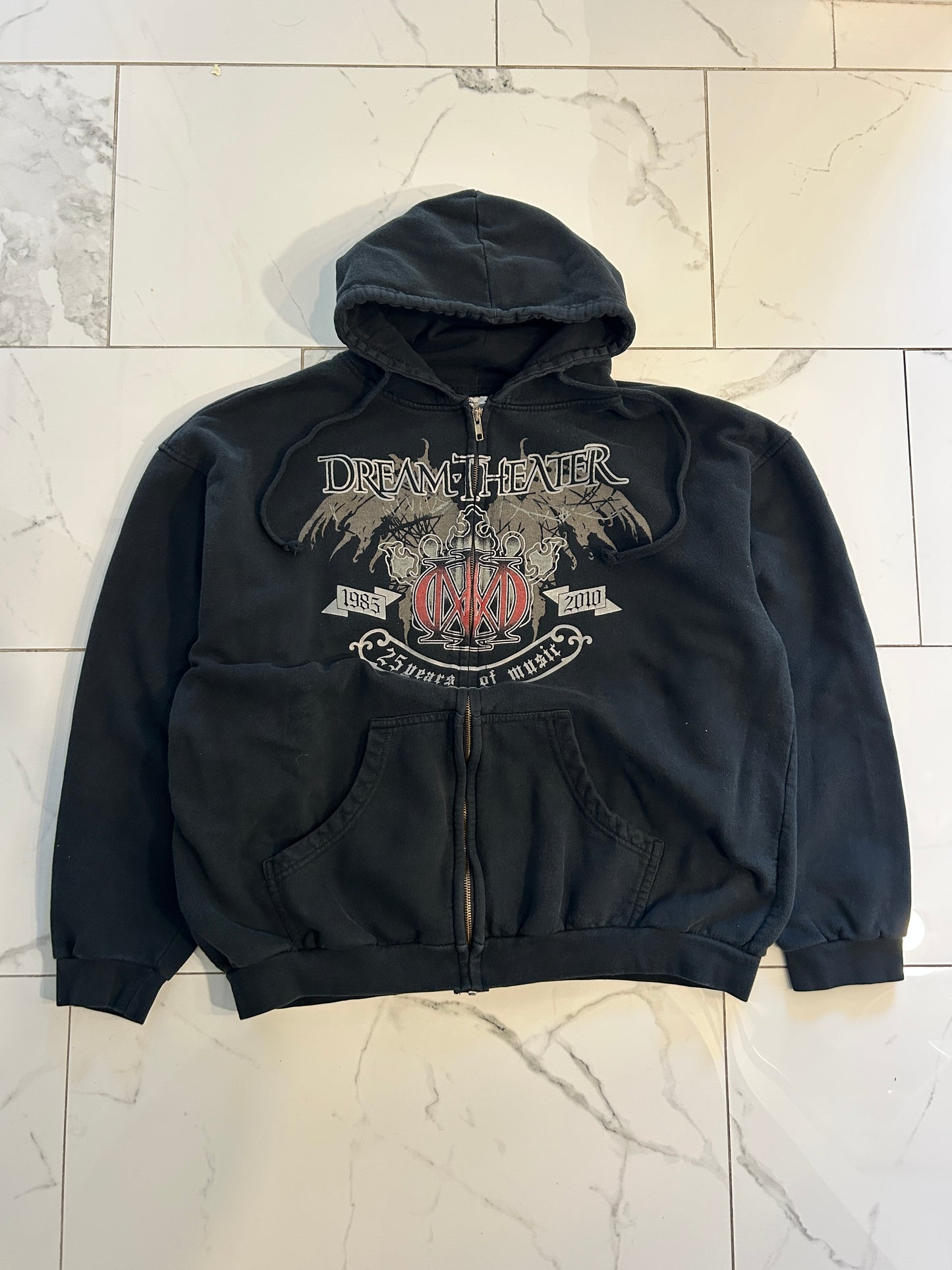 Y2K Style Dream Theater Zip Hoodie (XL)