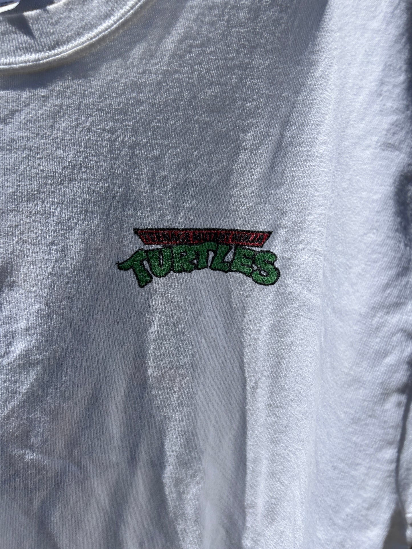 Y2K Teenage Mutant Ninja Turtles White Tee (L)