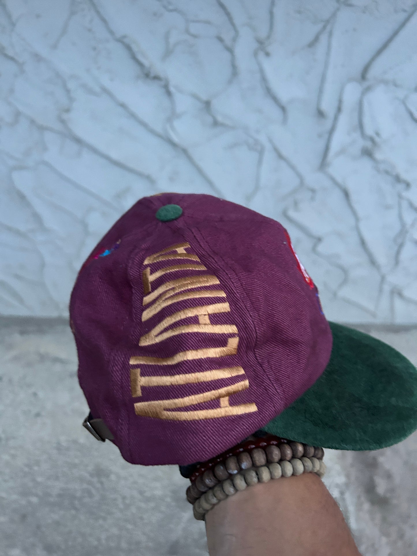 Vintage 1996 Atlanta Olympics Burgundy Hat