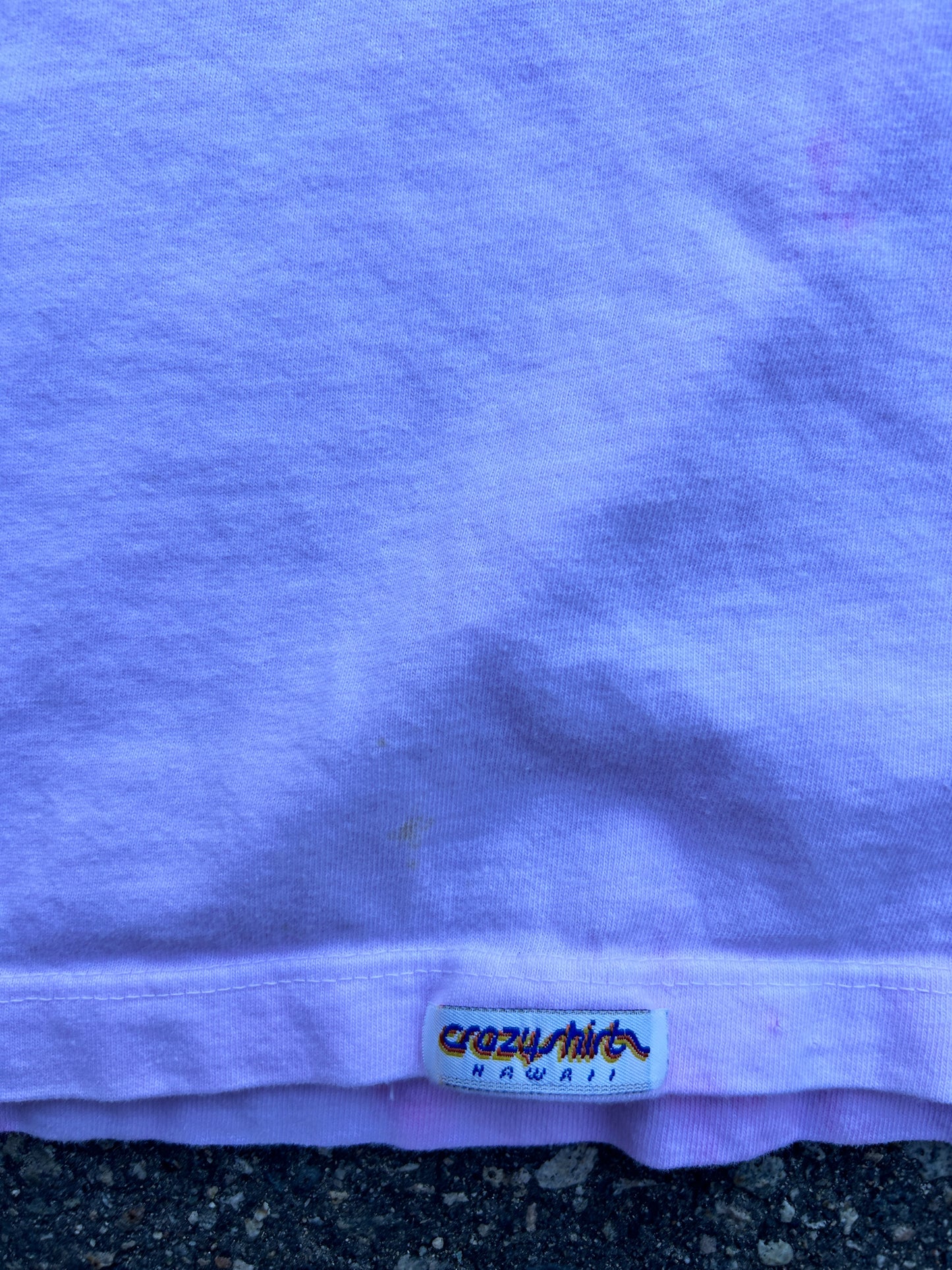 Vintage 90’s Single Stitch Pink Dadcat Tee (XL)