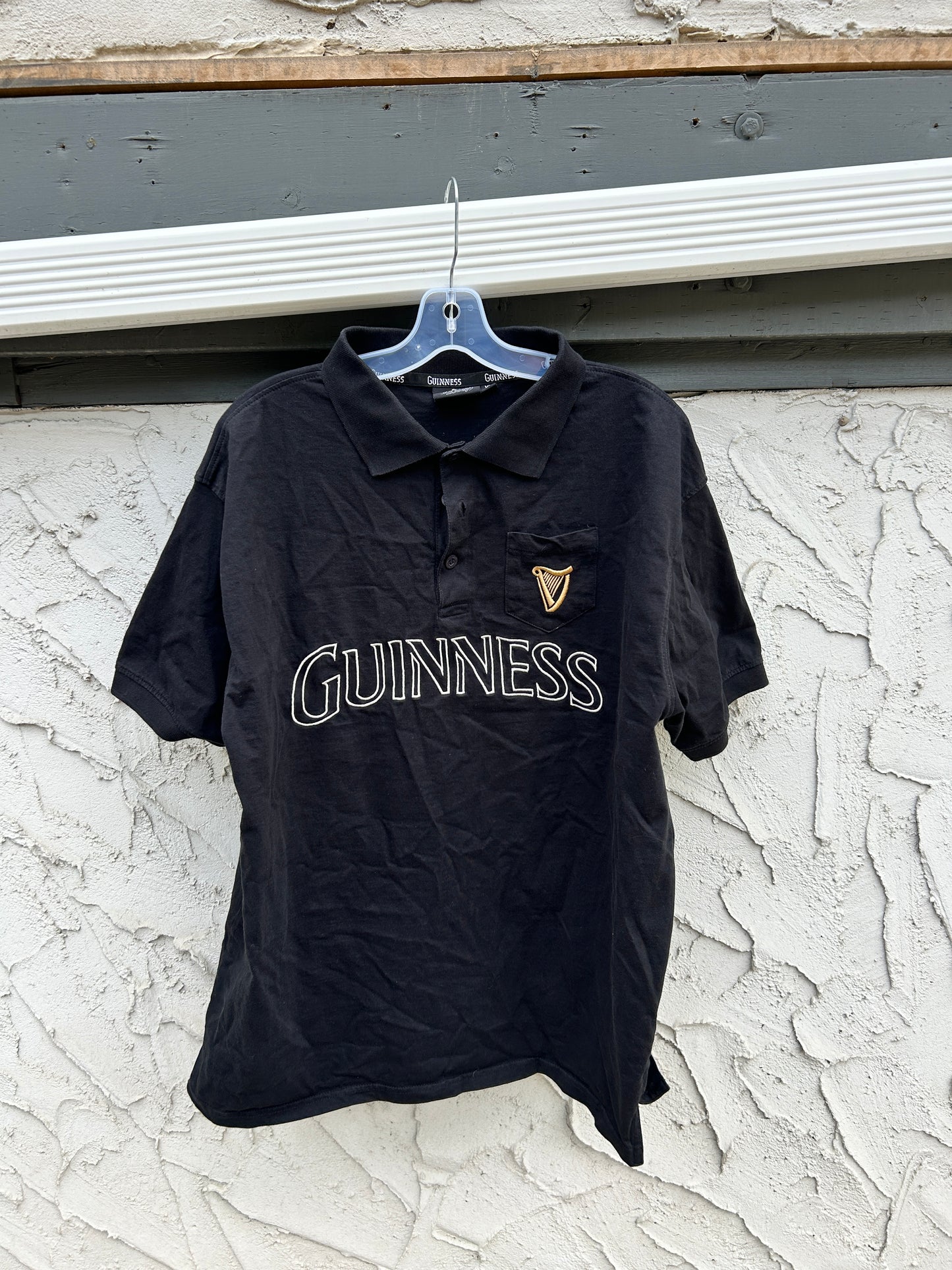 Black Guinness Polo Shirt (XL)