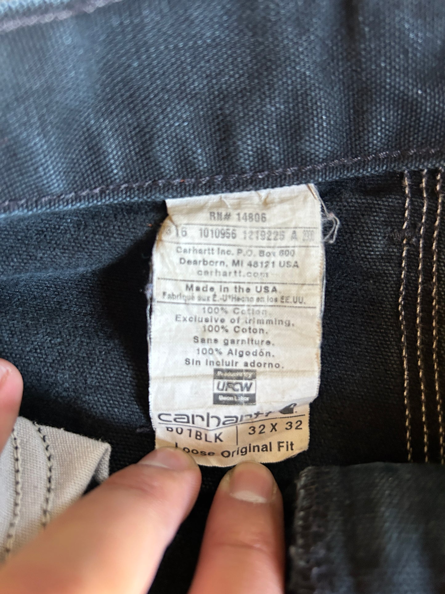 Vintage Carhartt Loose Fit Double Knees (32x32)