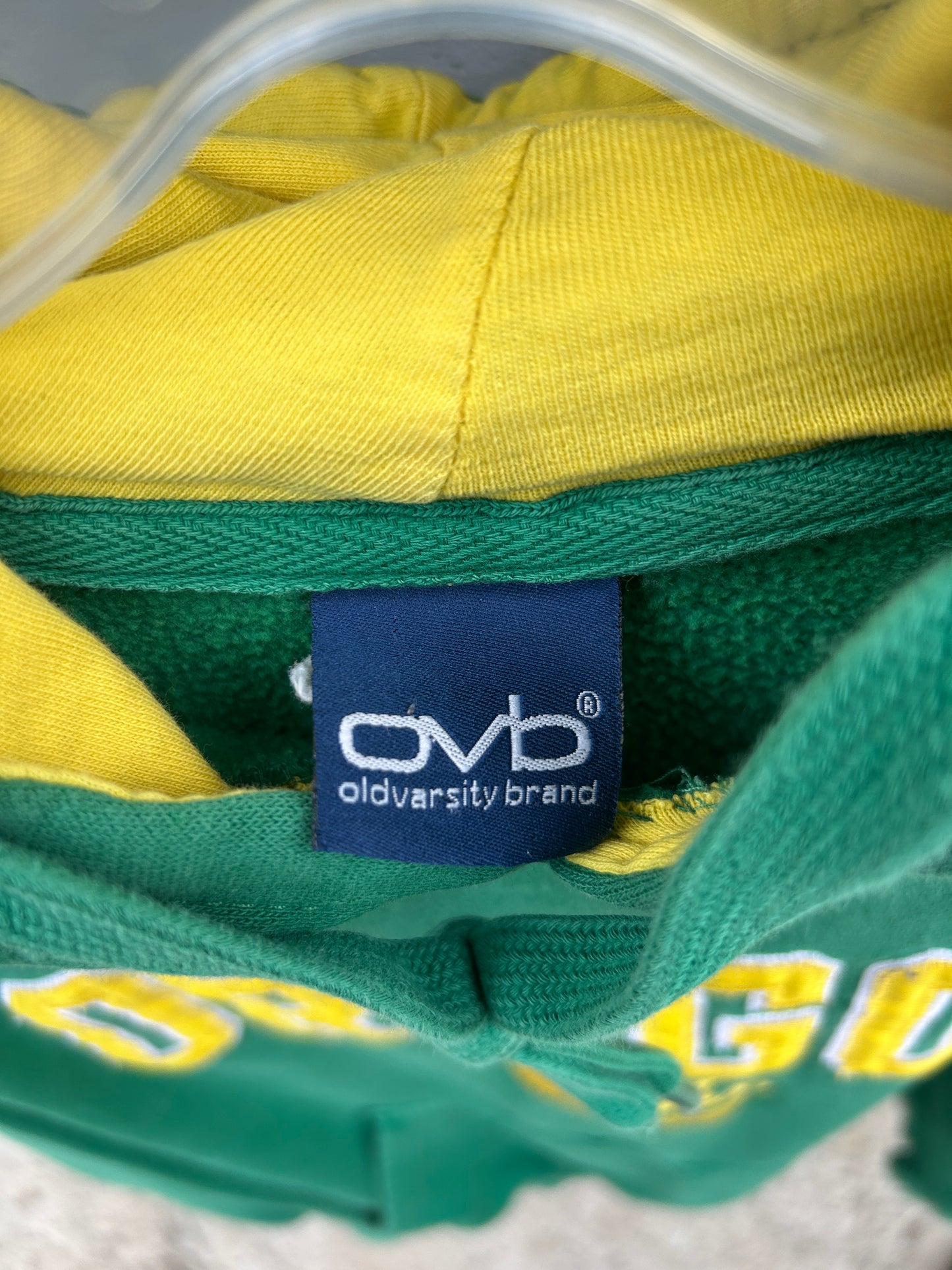 Vintage Green Oregon Ducks Hoodie (L)