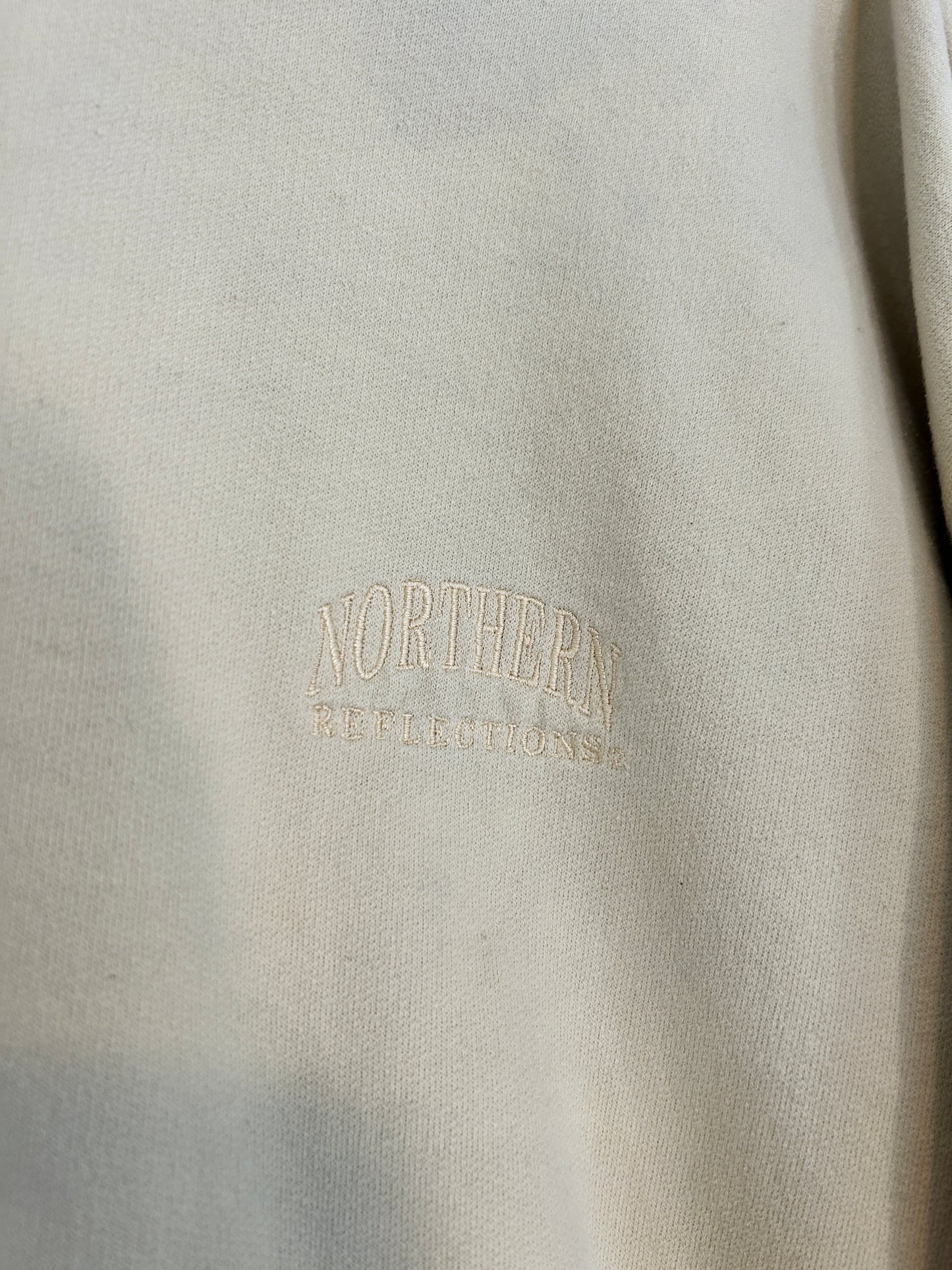 Faded Yellow Northern Reflections Crewneck (XL)