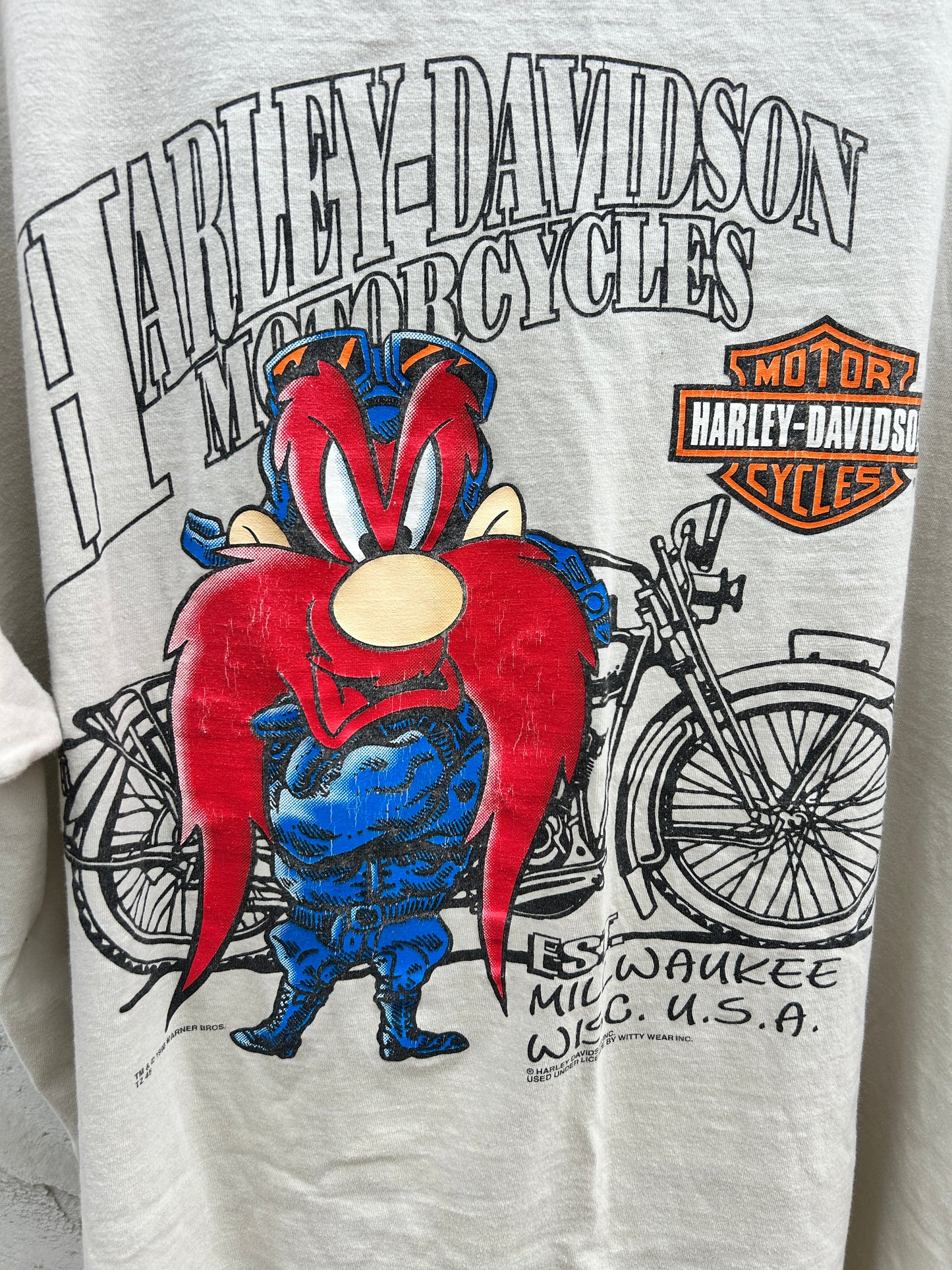 Vintage 1998 Yosemite Sam Harley Tee (XL)
