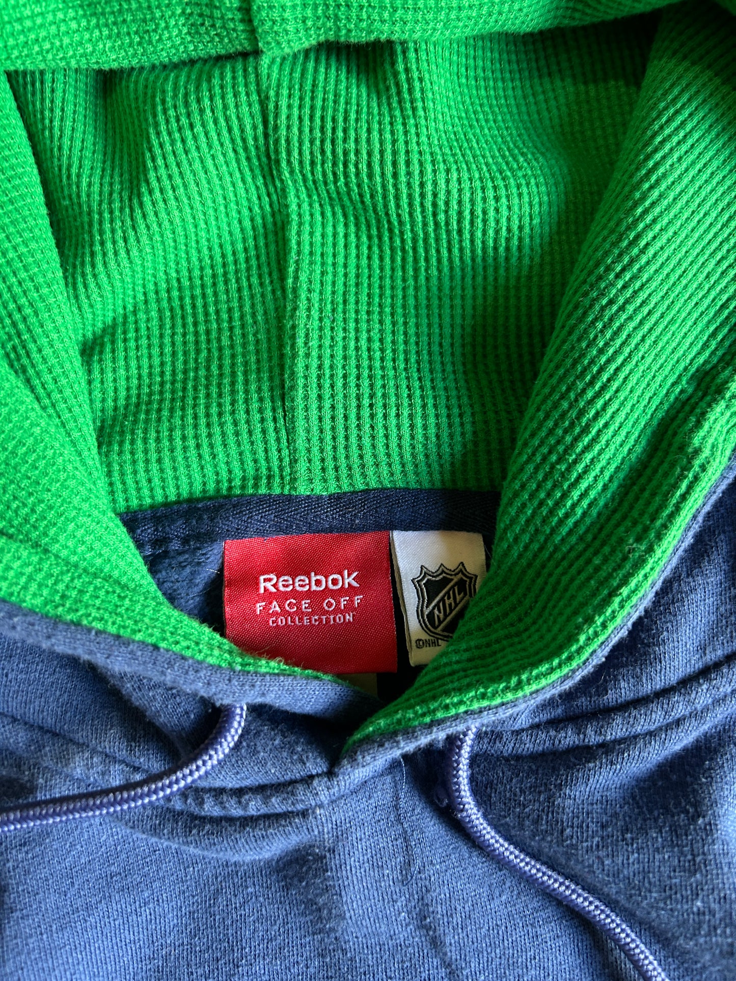 Blue Canucks Waffle Lined Hoodie (M)