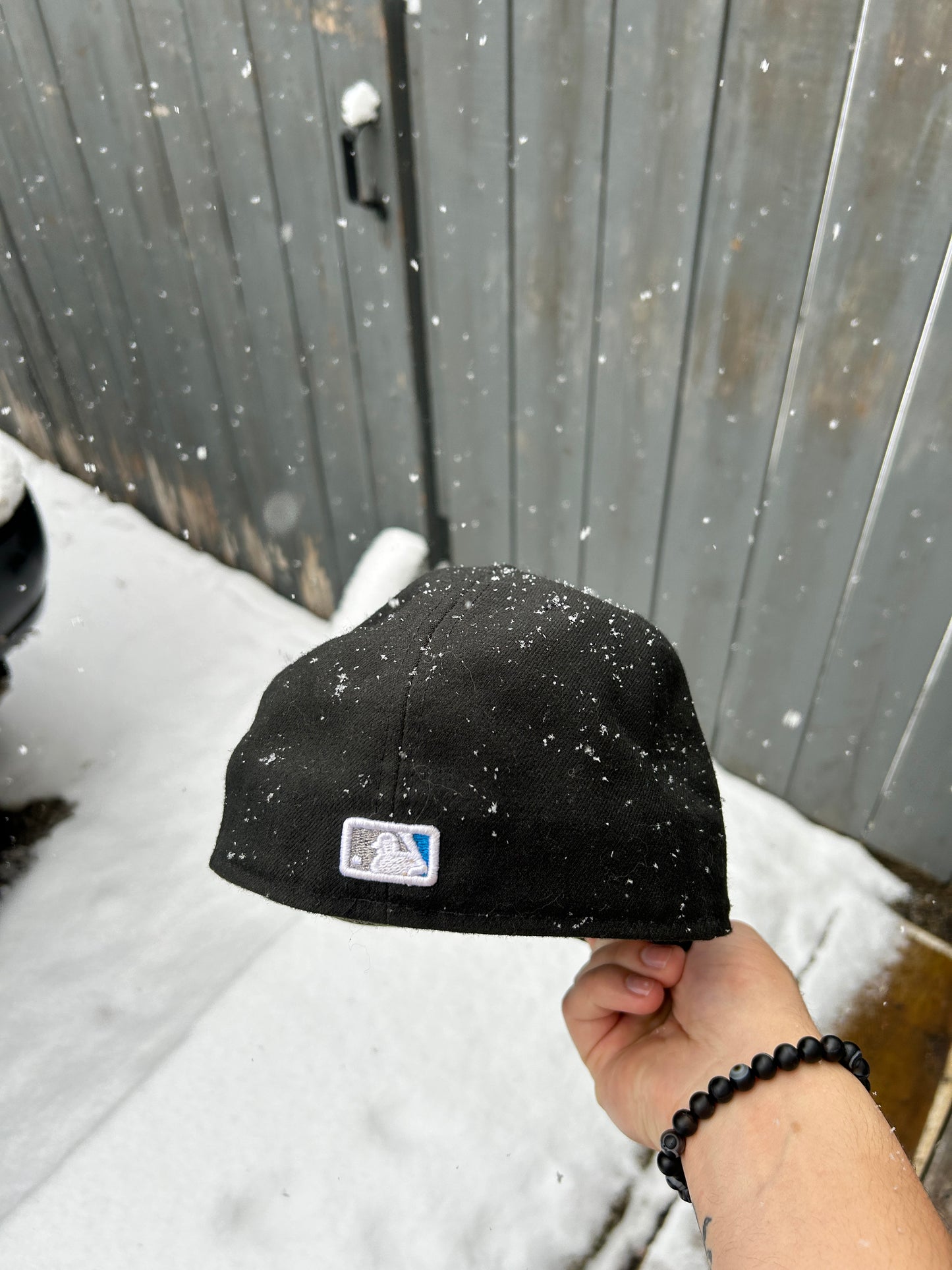Signed Old School Logo Toronto Blue Jays Fitted (7”3/8)
