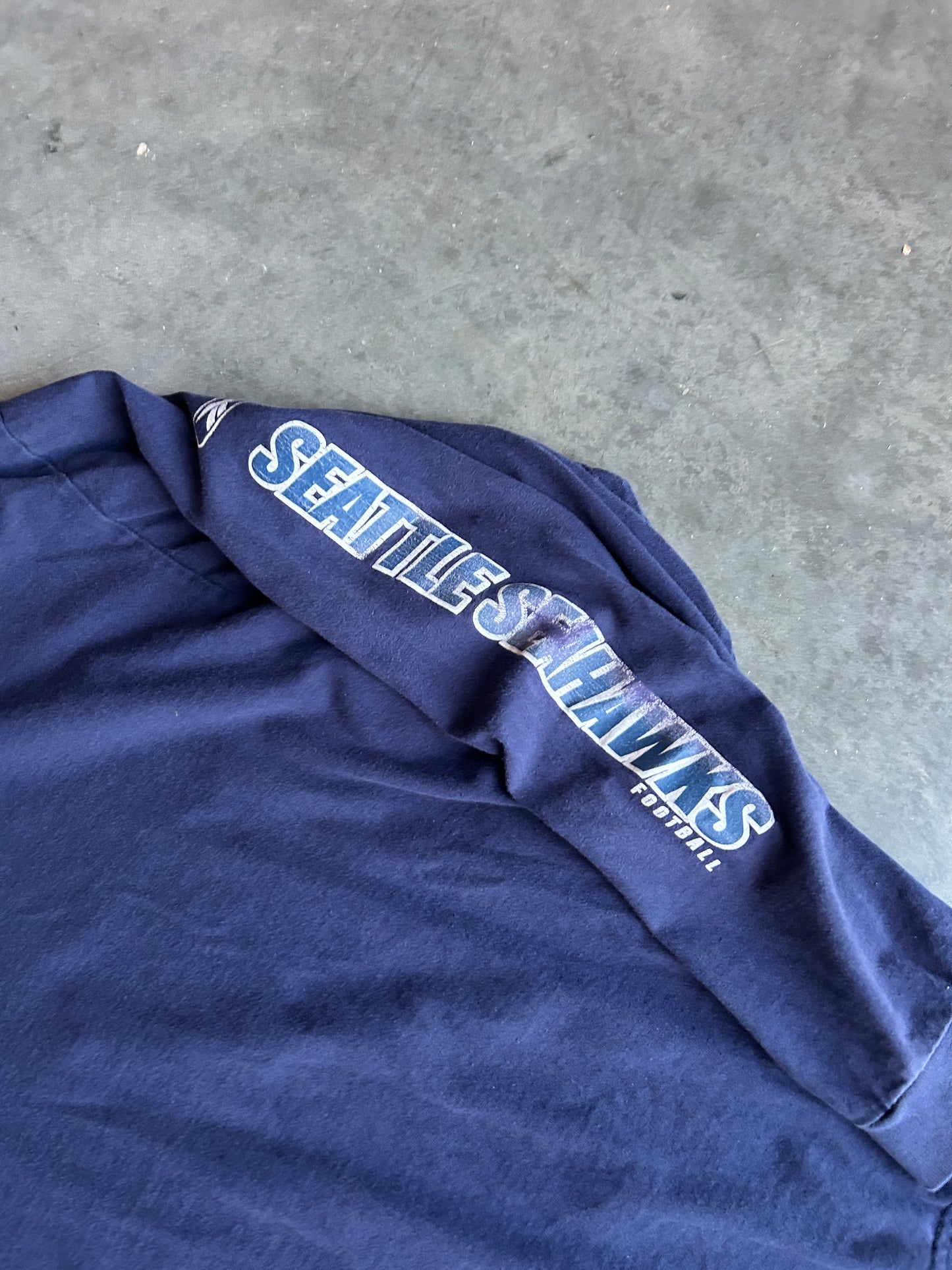 Vintage Reebok Seattle Seahawks LS Shirt (XL)
