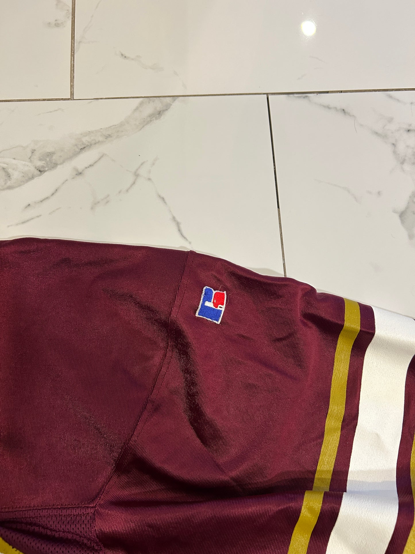 Vintage Russell Athletic Burgundy Football Jersey (fits L)