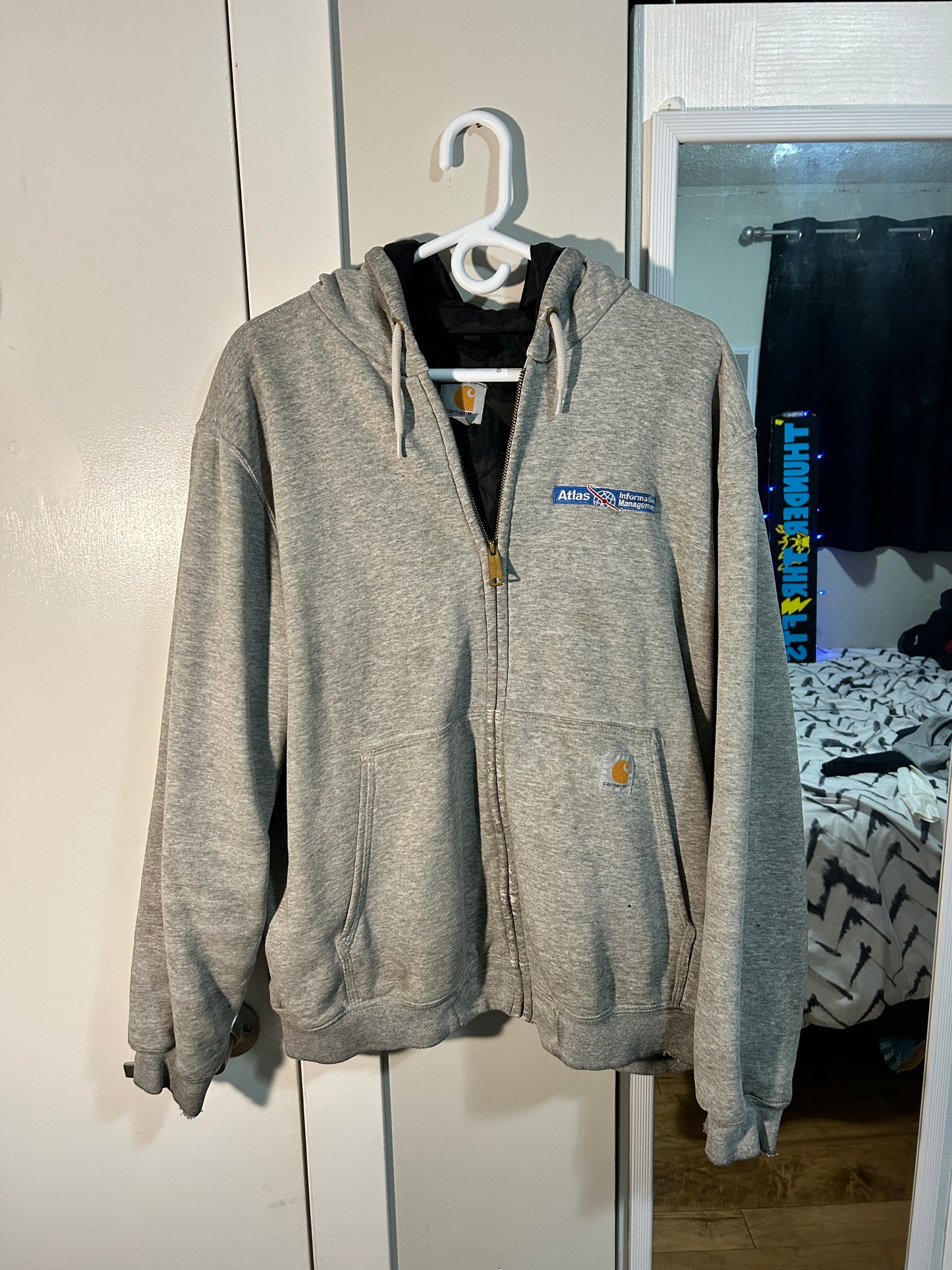 Vintage Carhartt Insulated Zip Up (L)