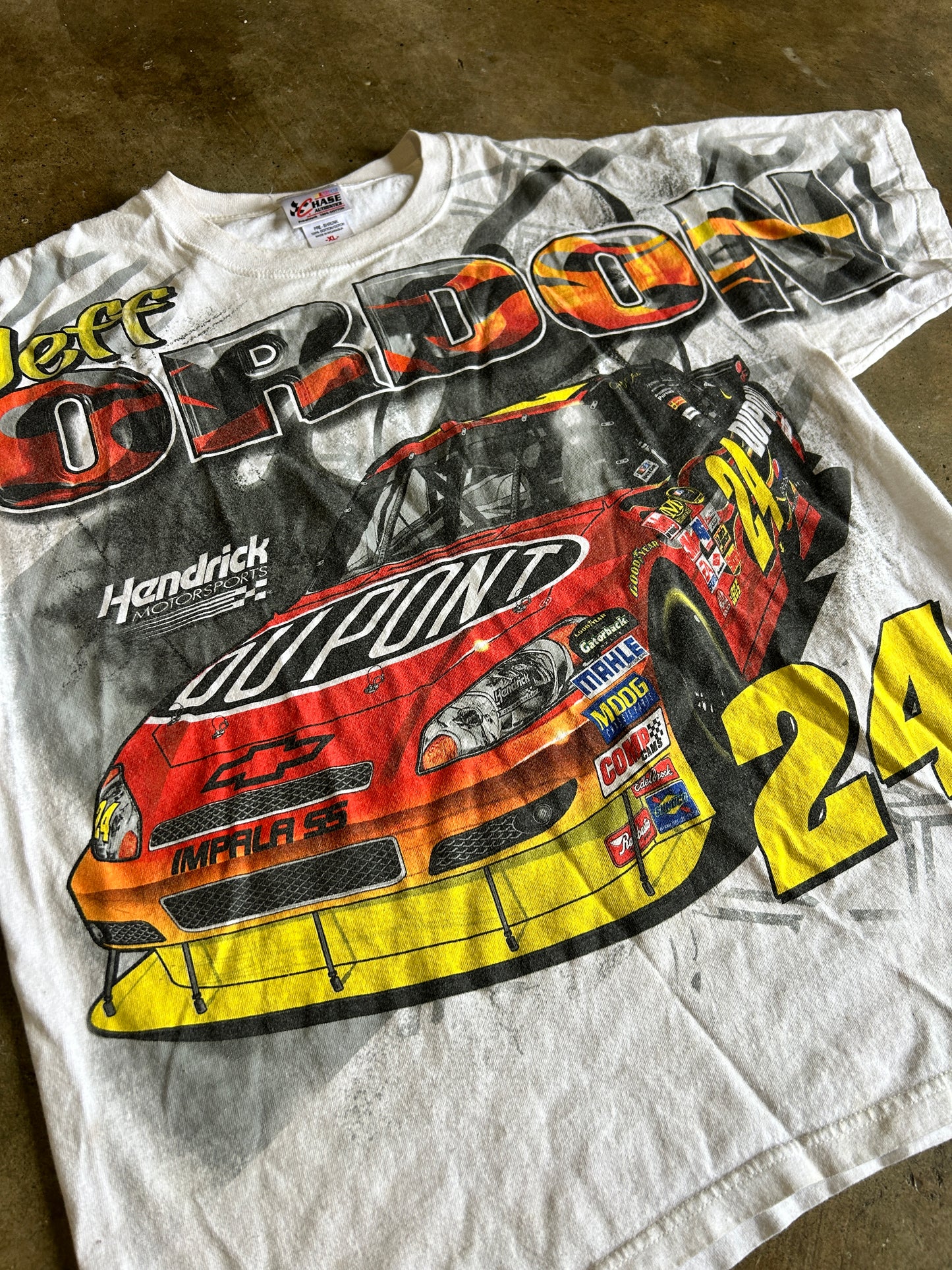 Vintage NASCAR Jeff Gordon AOP Tee (XL)