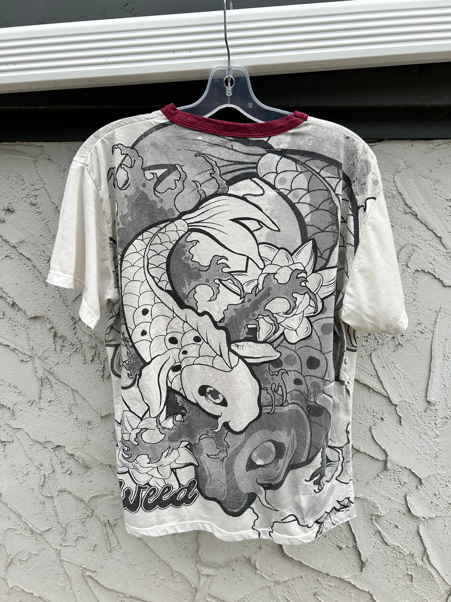 Vintage Weed Koi Fish AOP Tee (L)