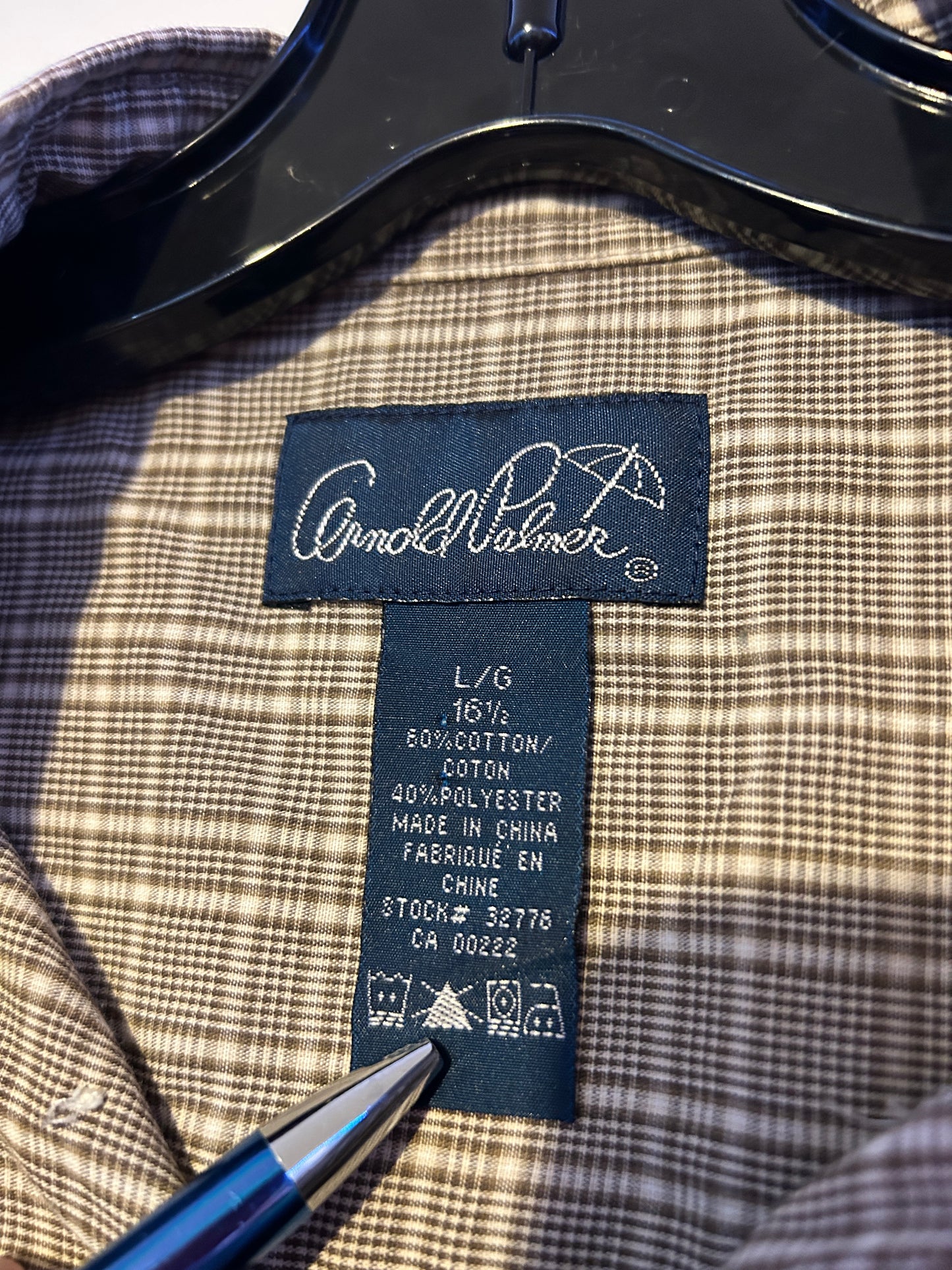 Arnold Palmer Button Up “Dad Shirt” (L)