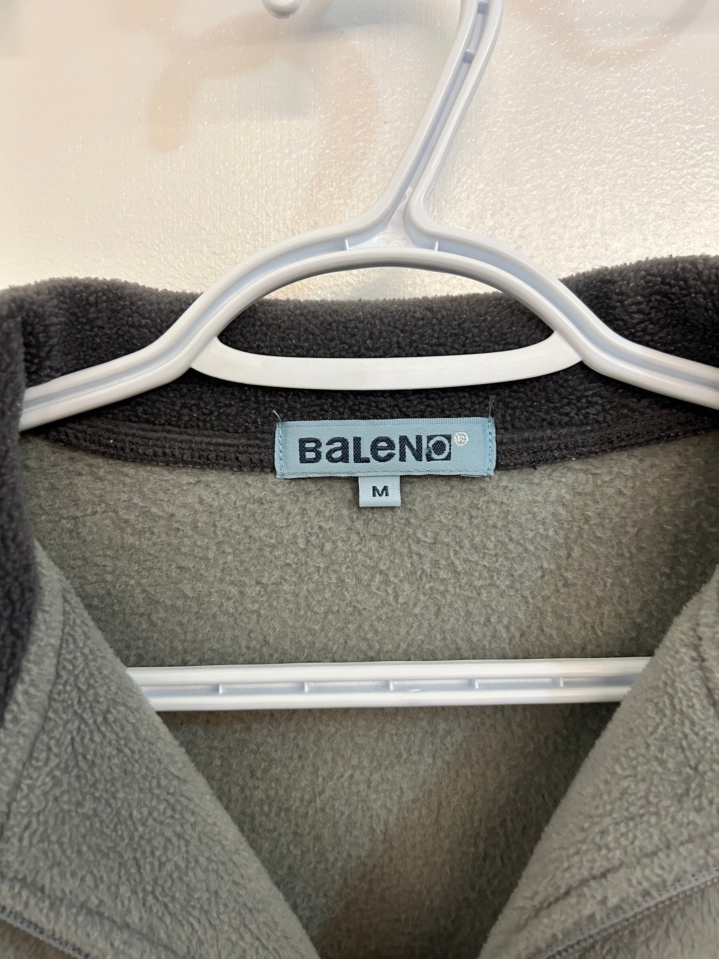 Grey Baleno Quarter Zip Fleece Sweater (M)