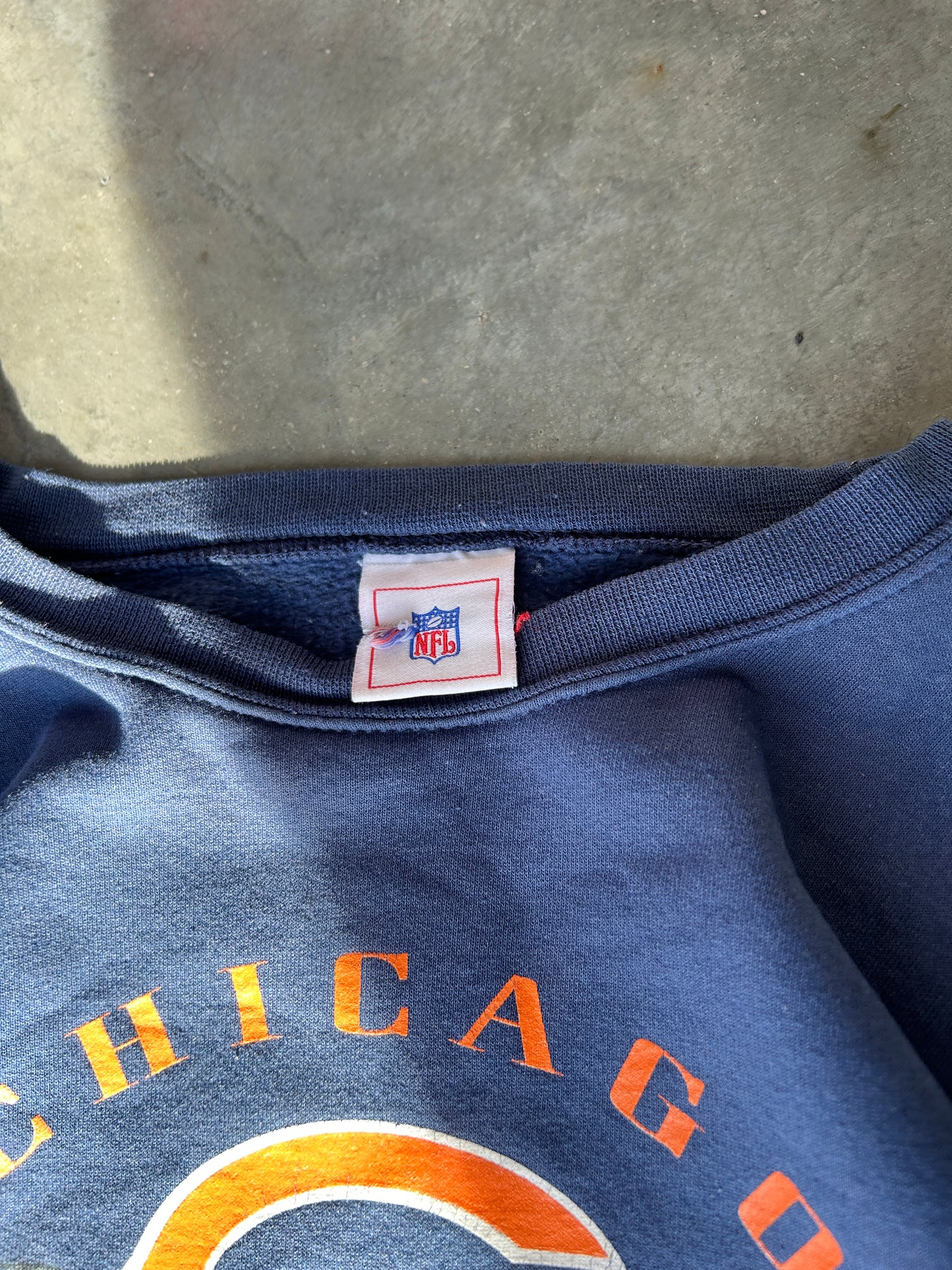 Navy Chicago Bears Crewneck (L)