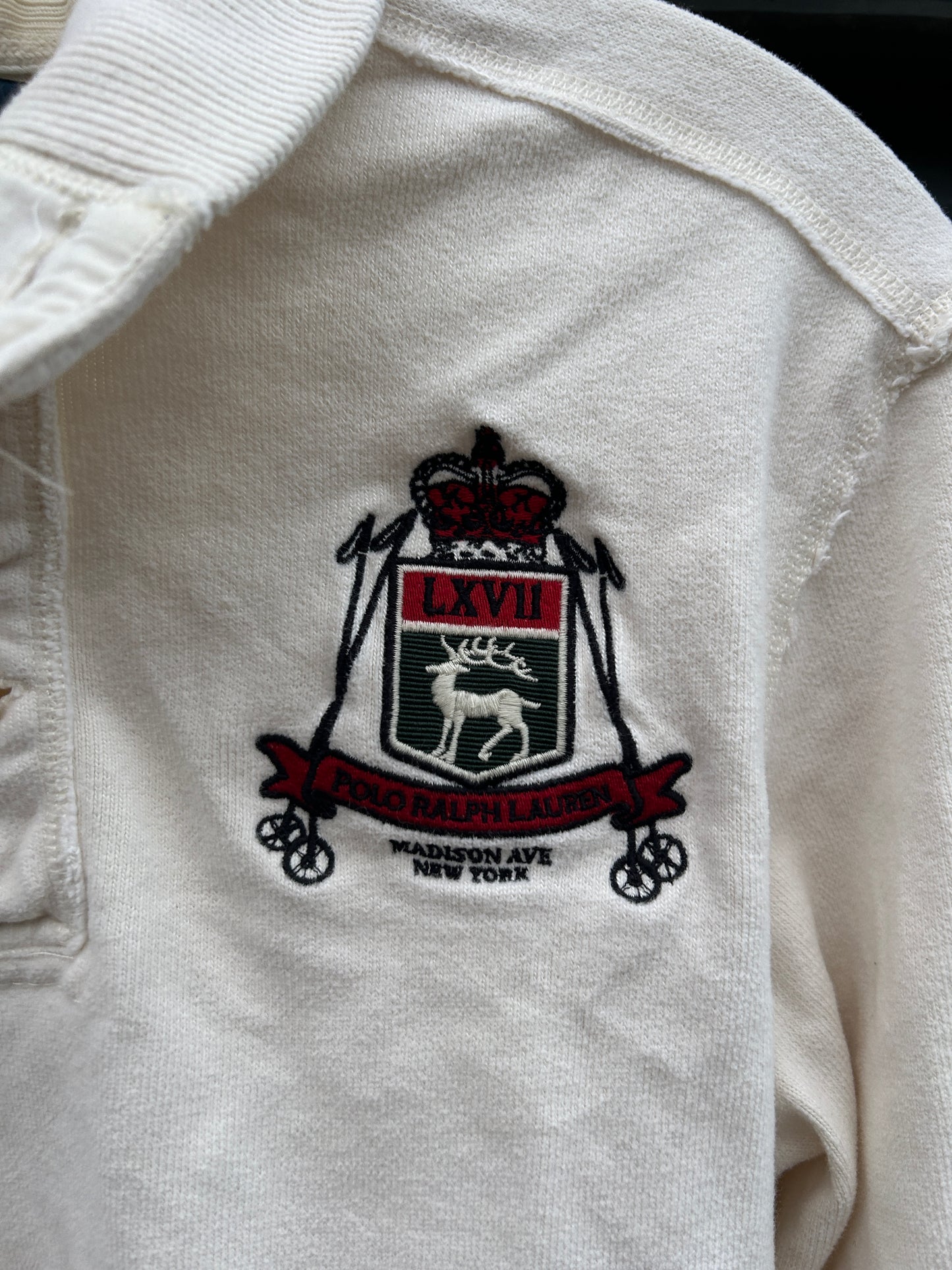 Vintage Polo Madison Ave Heavy Cotton Shirt (M)
