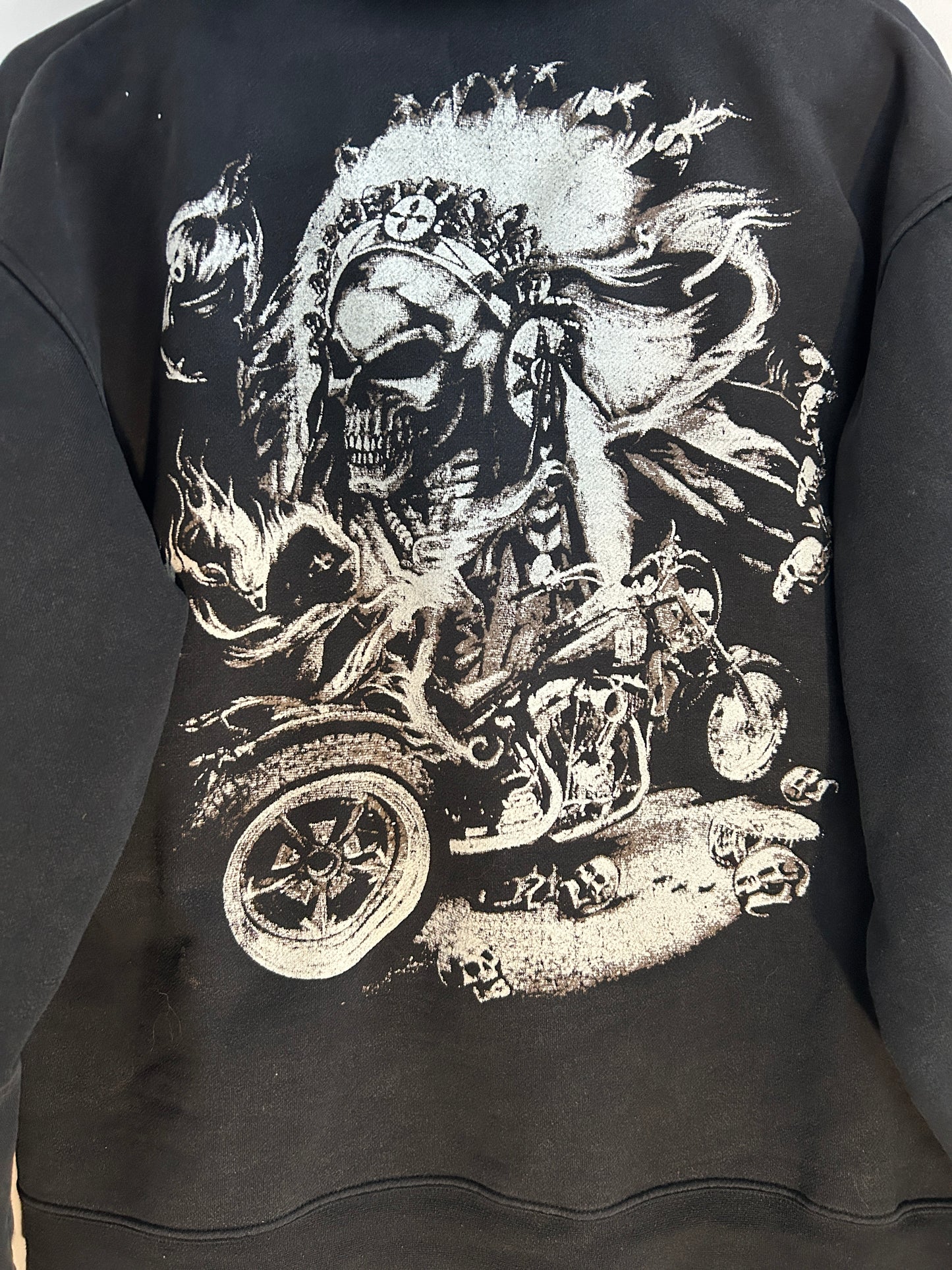Vintage Y2K Kang Double Sided Hoodie (fits M)