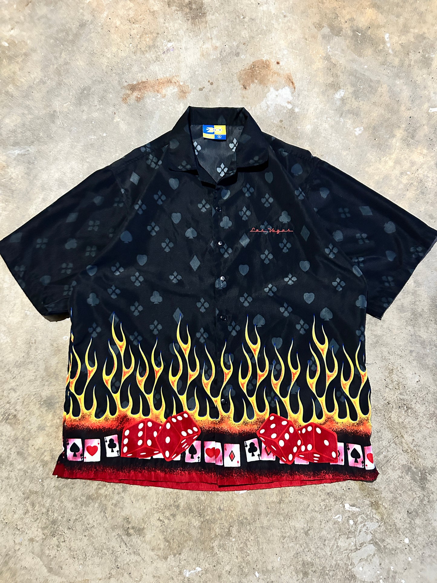 Y2K Las Vegas XNT Button Up (XL)