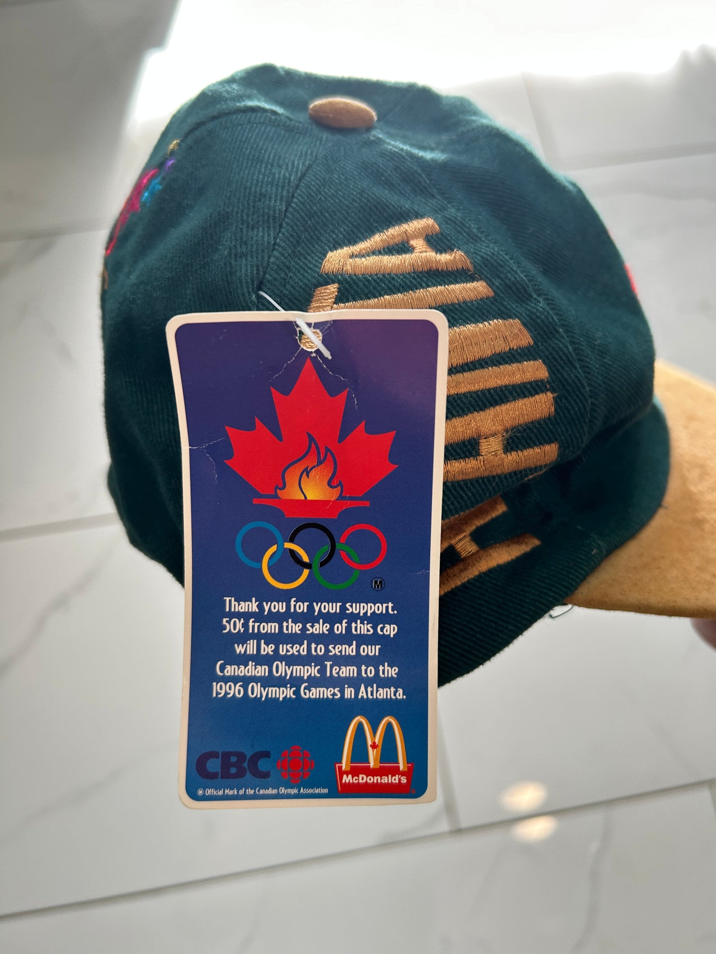 Vintage 1996 Atlanta Olympics SnapBack (NWT)