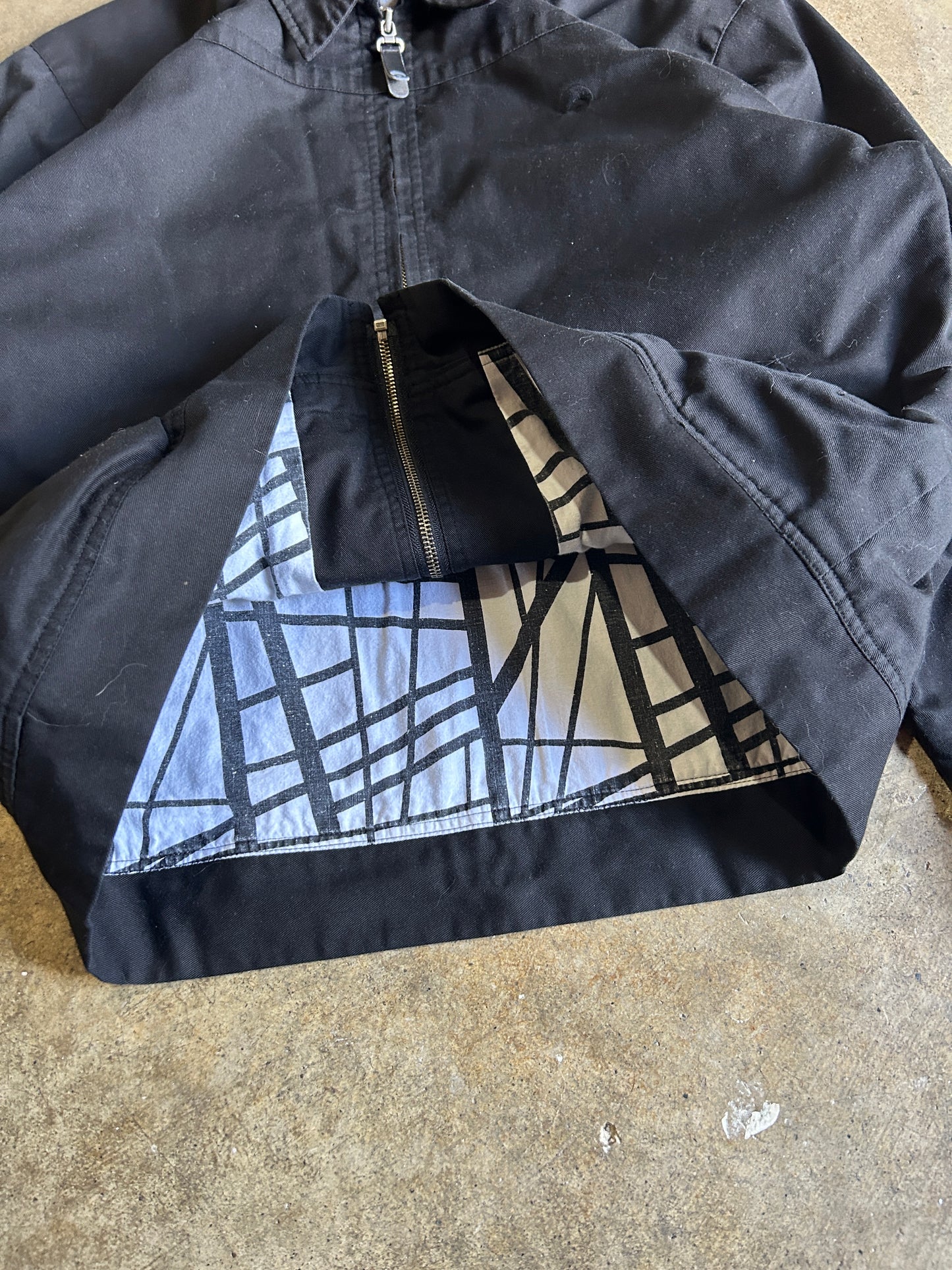 Y2K Osiris Bomber Style Zip Jacket (L)