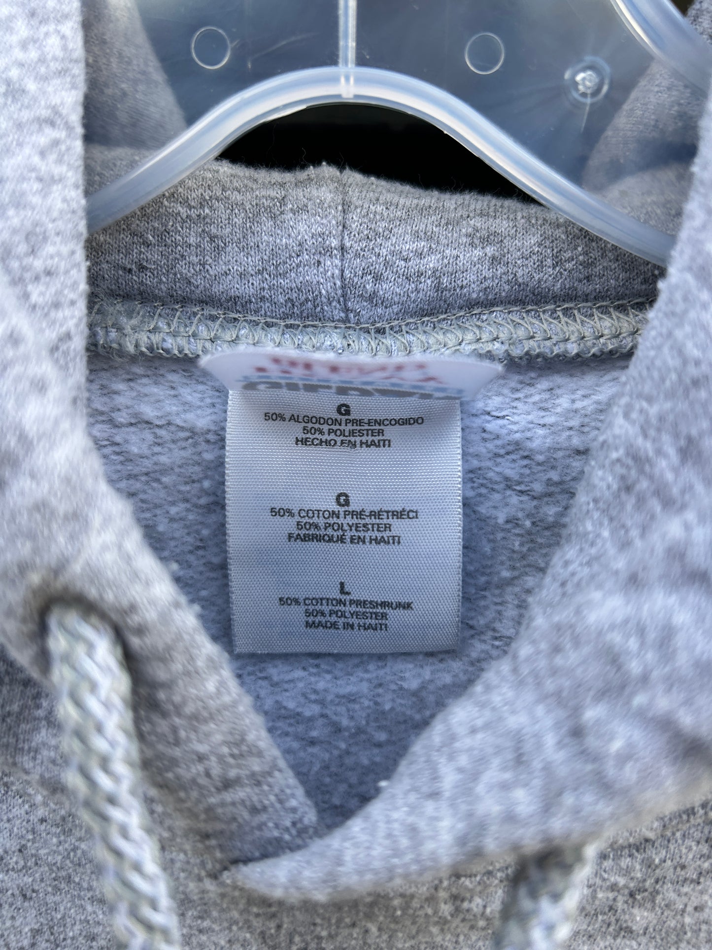 Grey American Lafrance Graphic Hoodie (L)