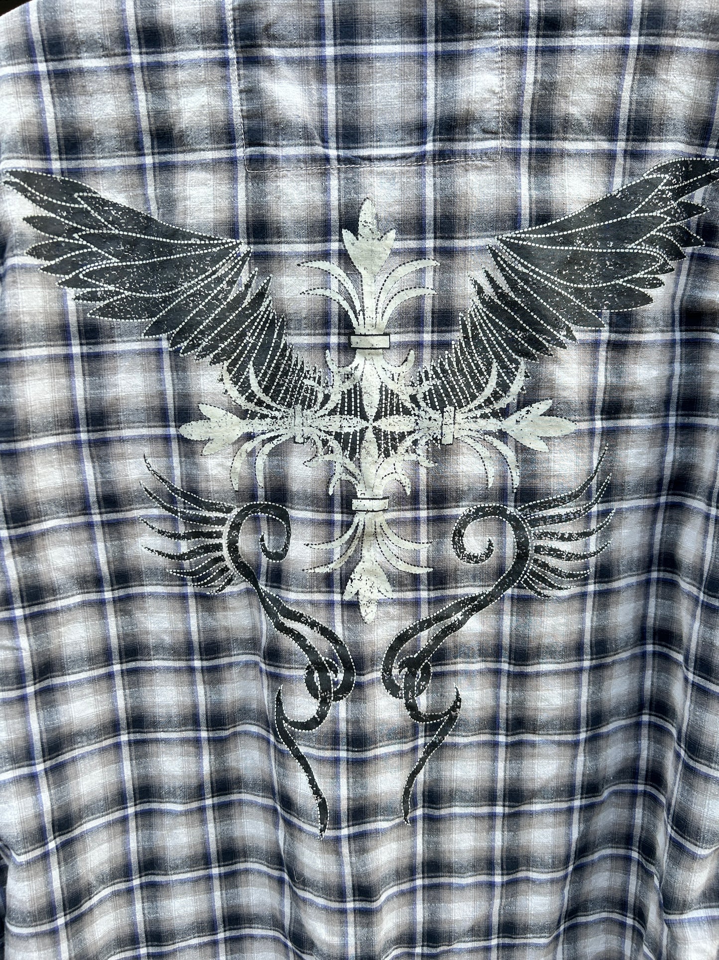 Y2K Warehouse One Graphic Button Up (L)