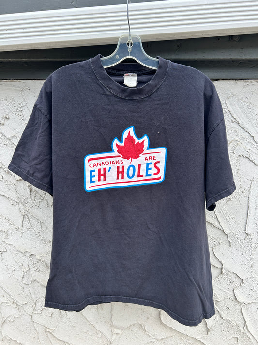 Vintage Canadians are Eh’ Holes Tee (XL)