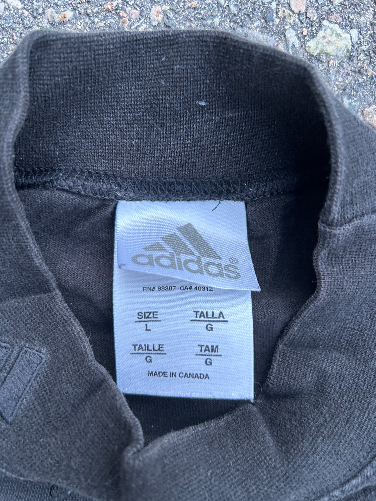 2005 Adidas University of Calgary Mock Neck LS Shirt (L)