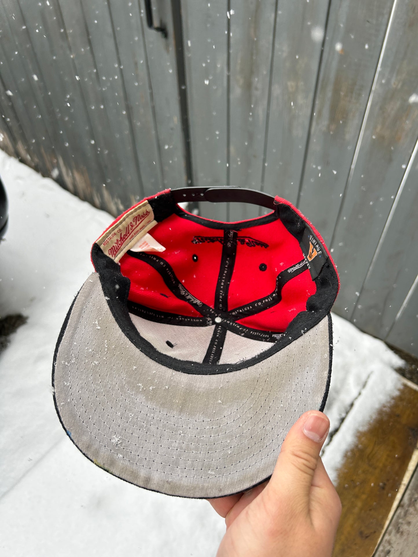 Vintage Mitchell and Ness New Jersey Devils SnapBack