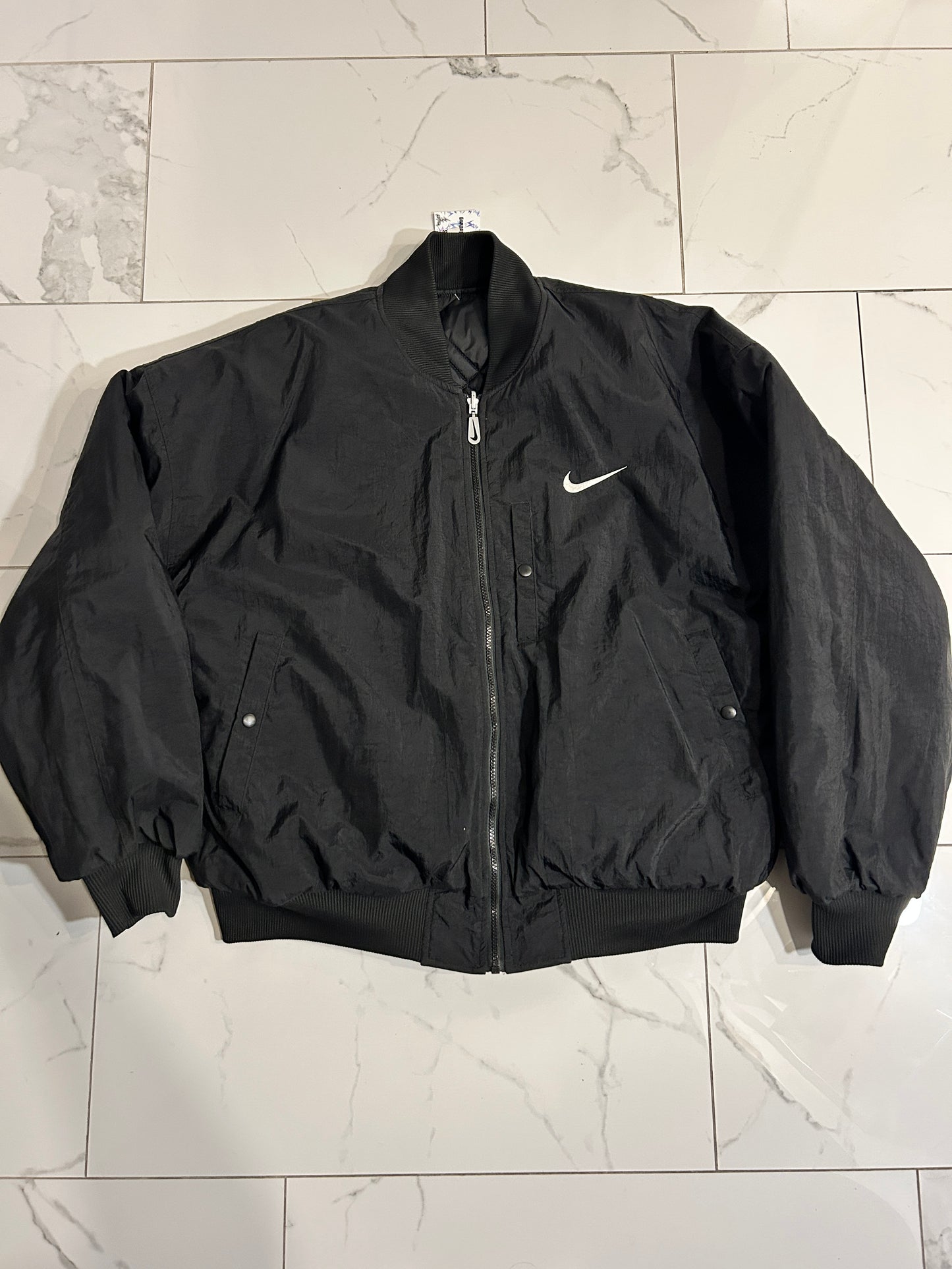 Vintage 90’s Nike Quilted Reversible Jacket (XL)