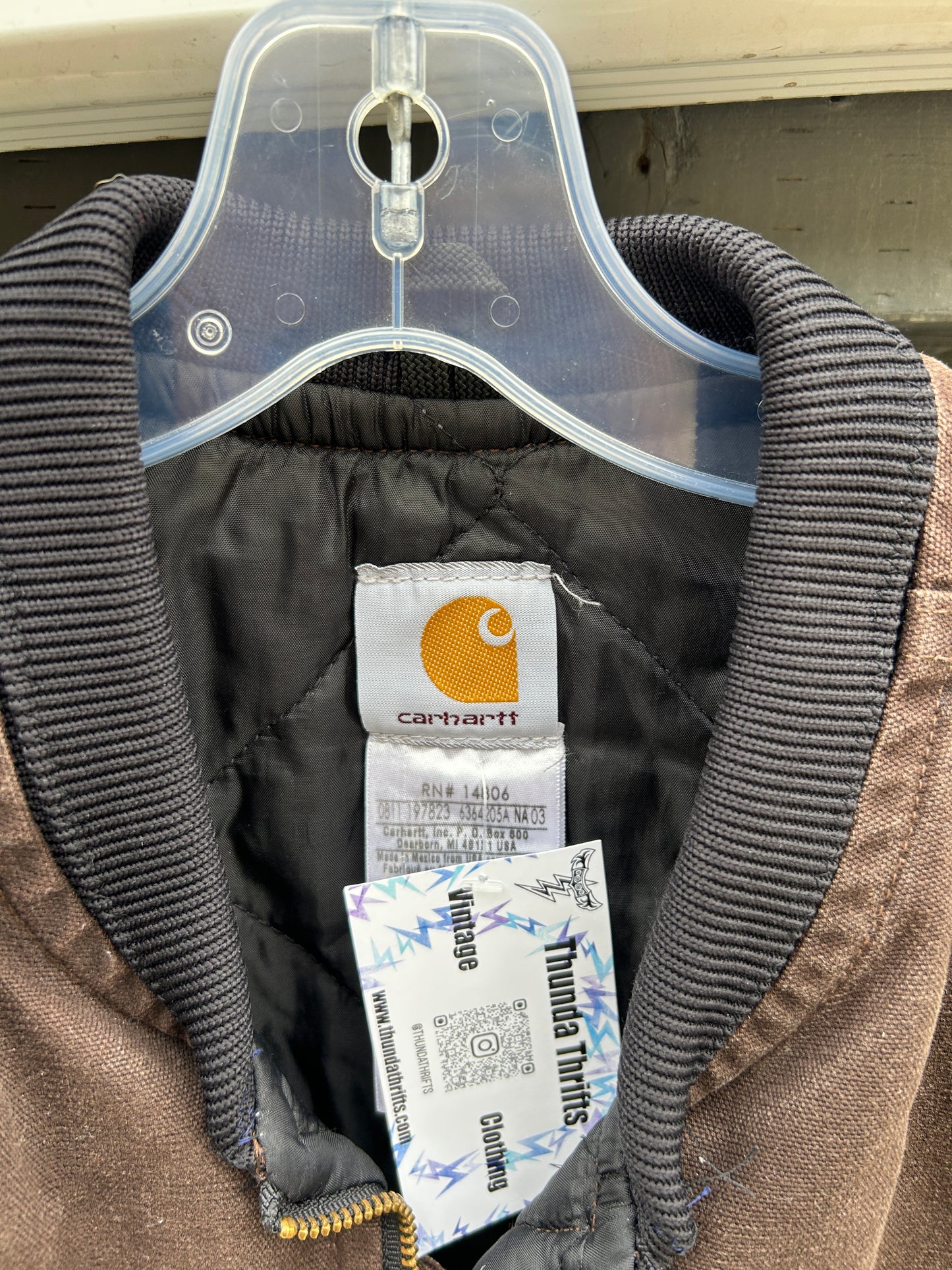 Brown Carhartt Canvas Vest (XL)