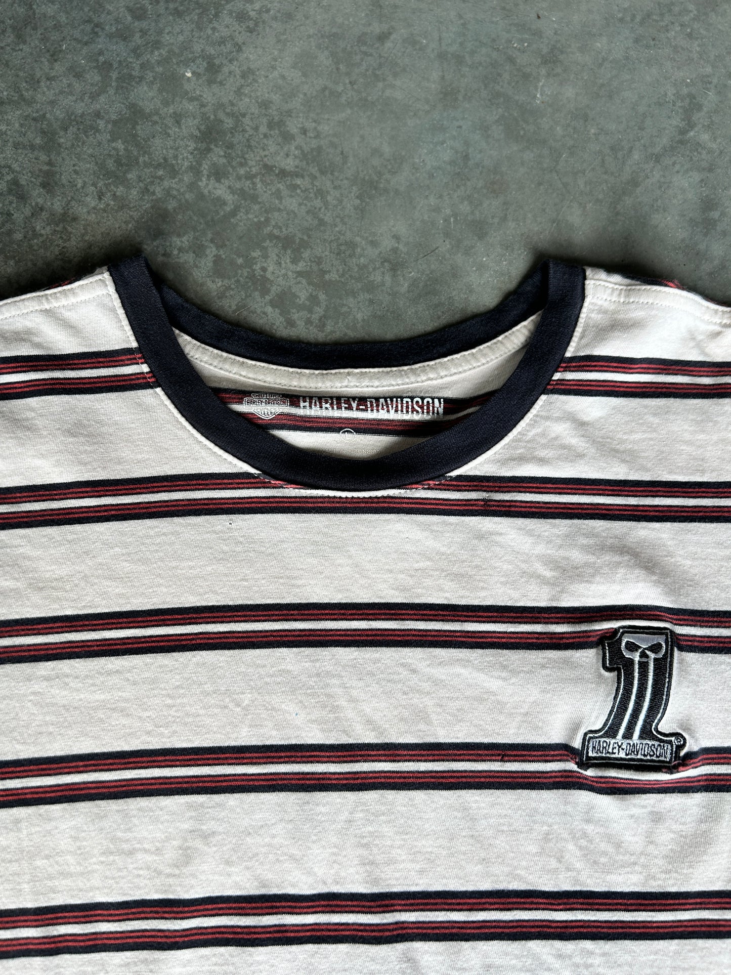 Harley Davidson Striped Tee (L)