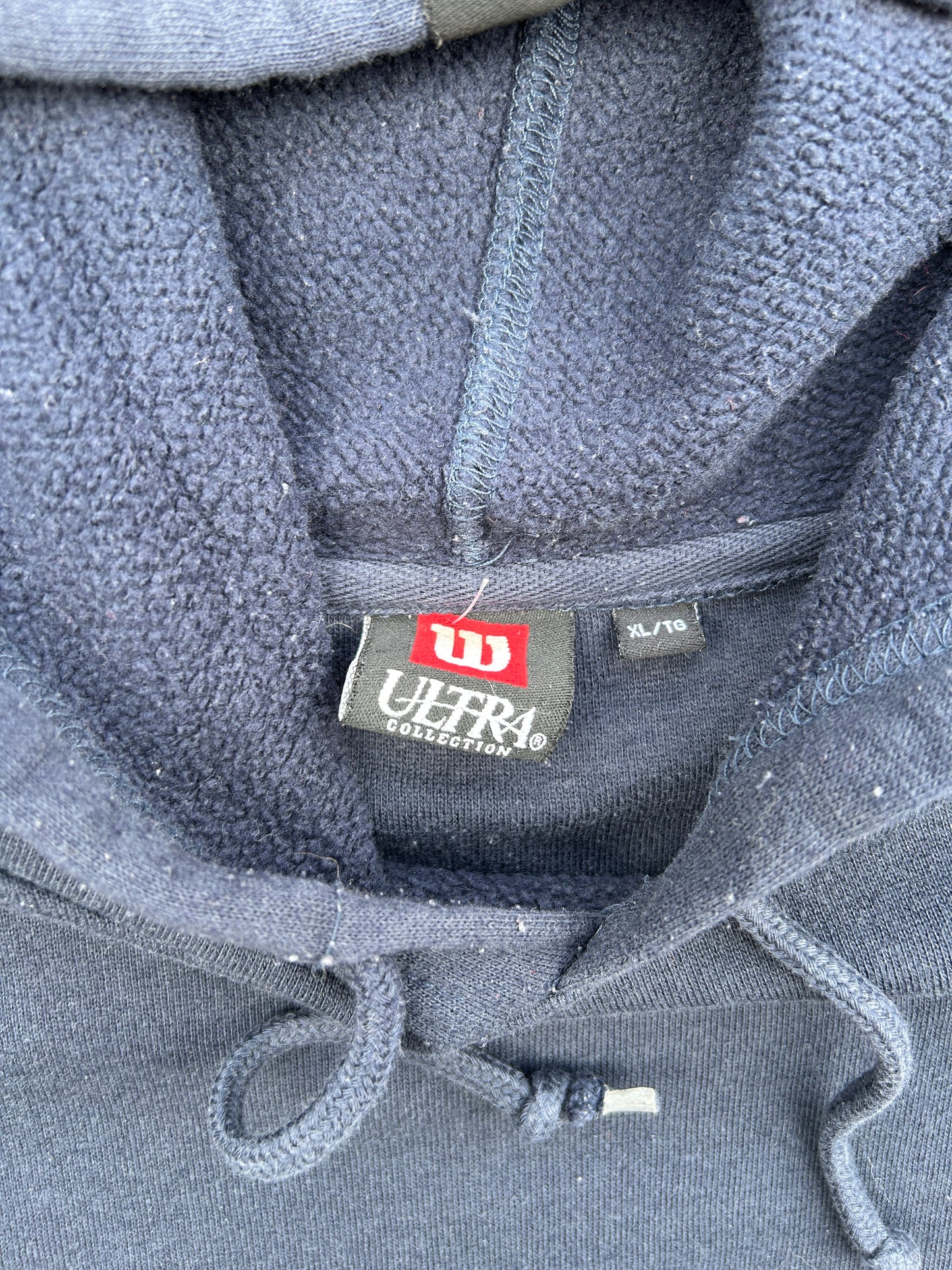 Wilson Navy Small Logo Hoodie (XL)