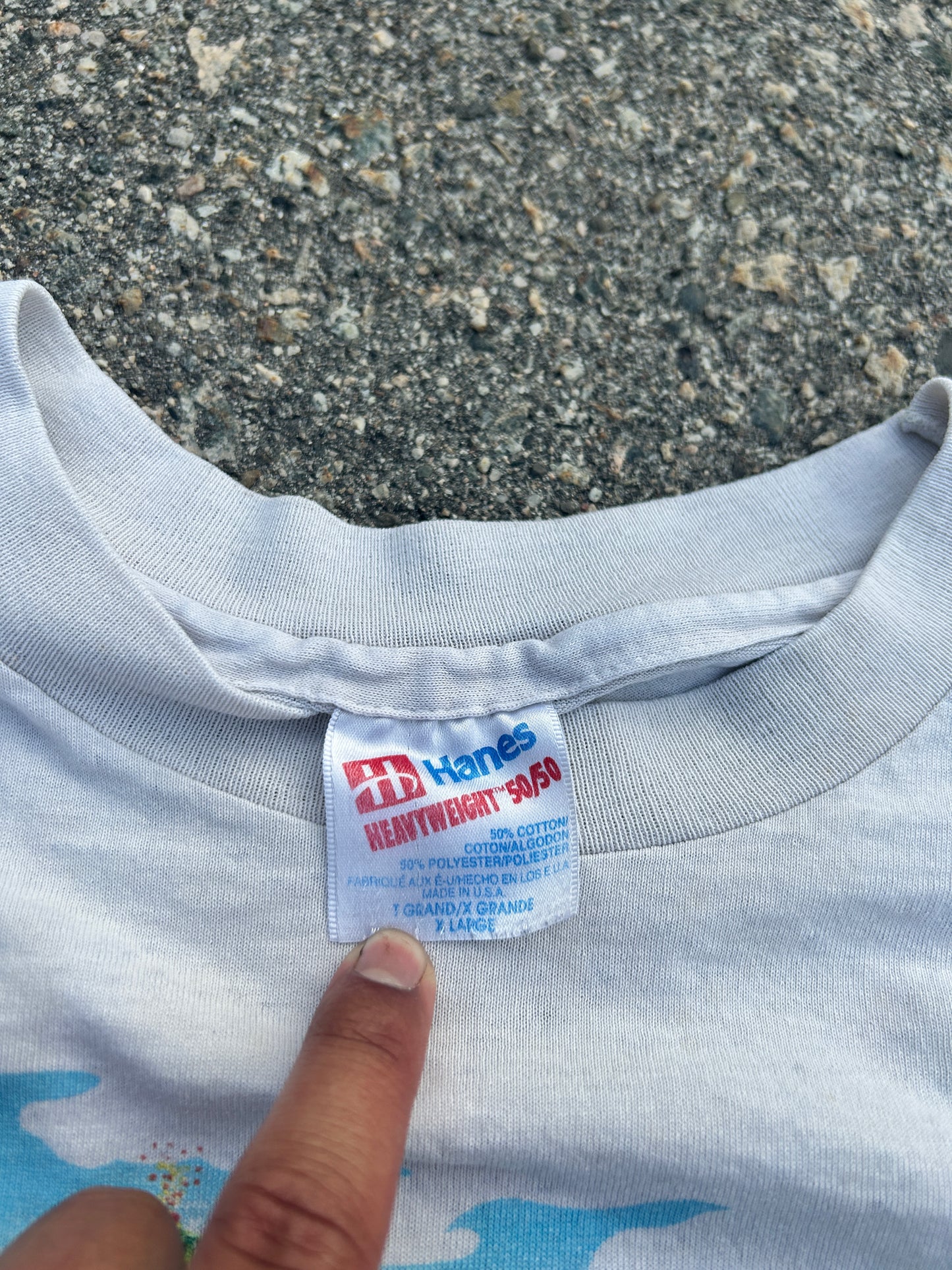 Vintage 1994 Single Stitch Flintstones RocDonalds Tee (XL)