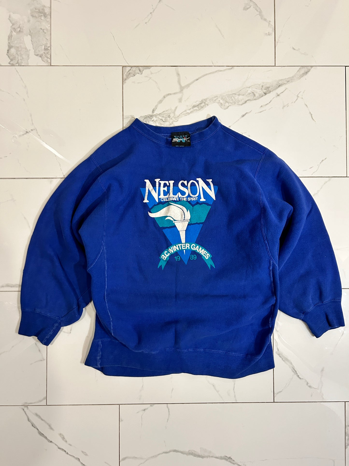 Vintage 1989 Nelson Winter Games Crewneck (L)