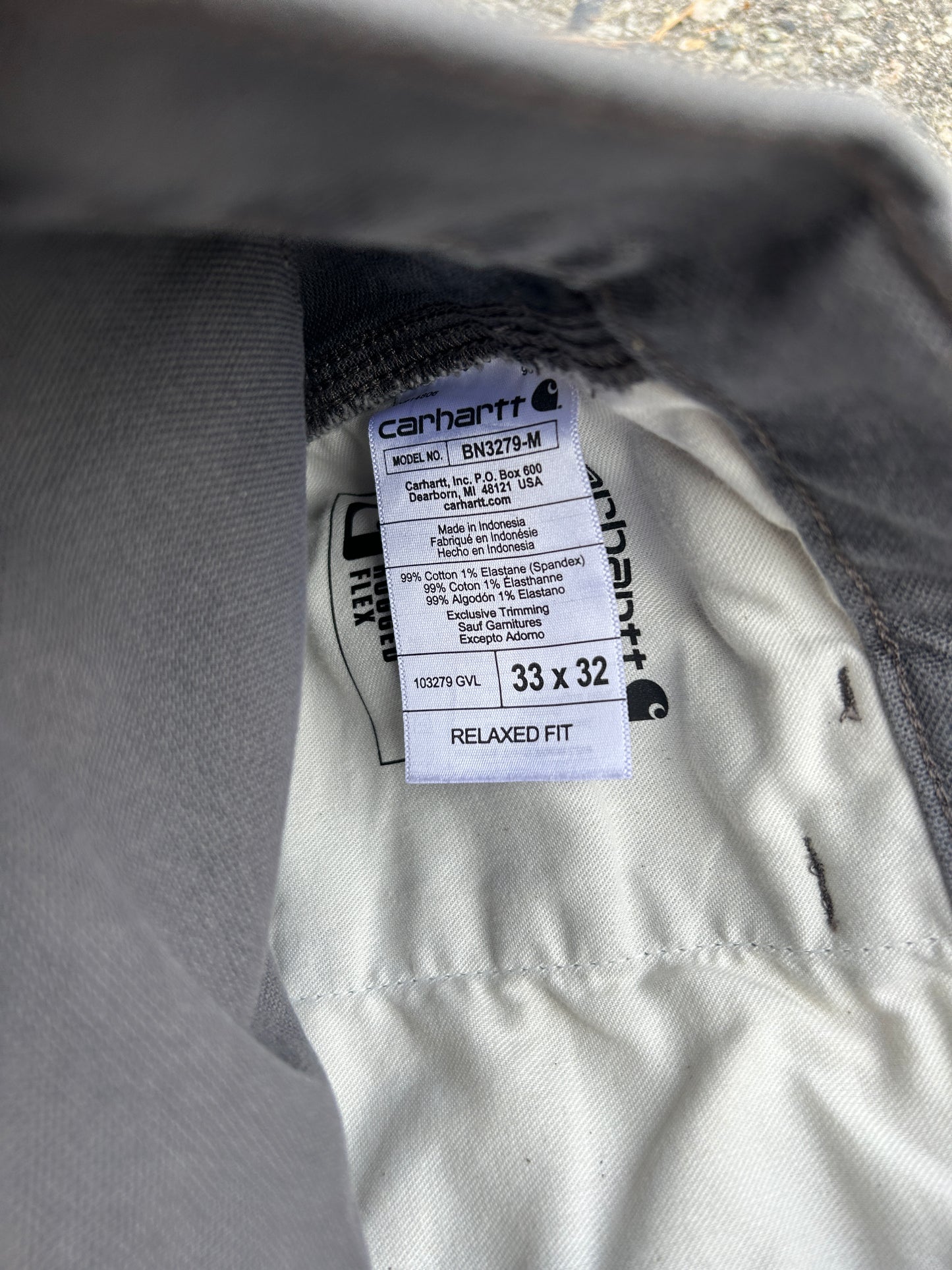 Like New Grey Carhartt Pants (33x32)