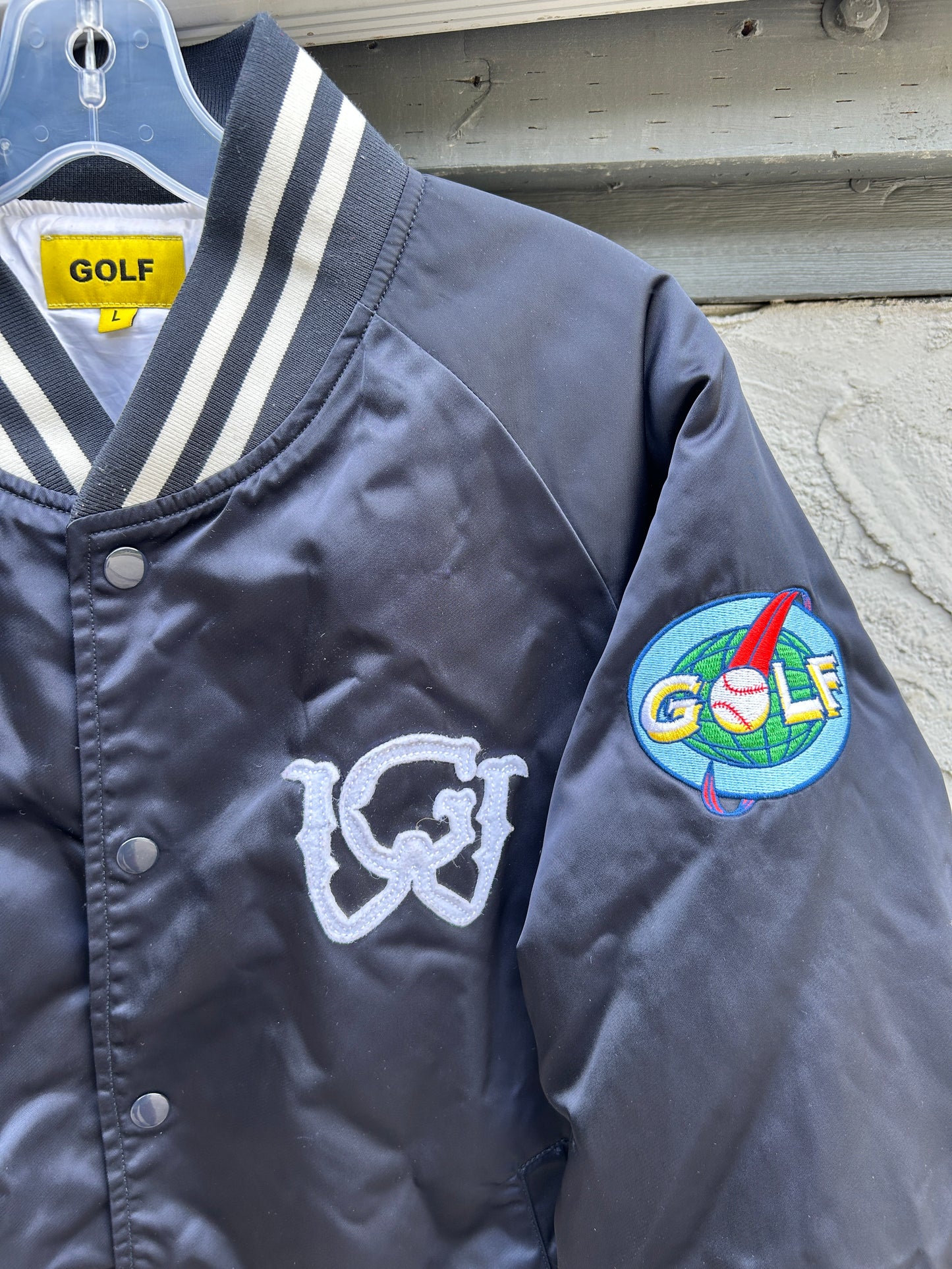 Golf Wang Baseball Style Bomber Jacket (L)