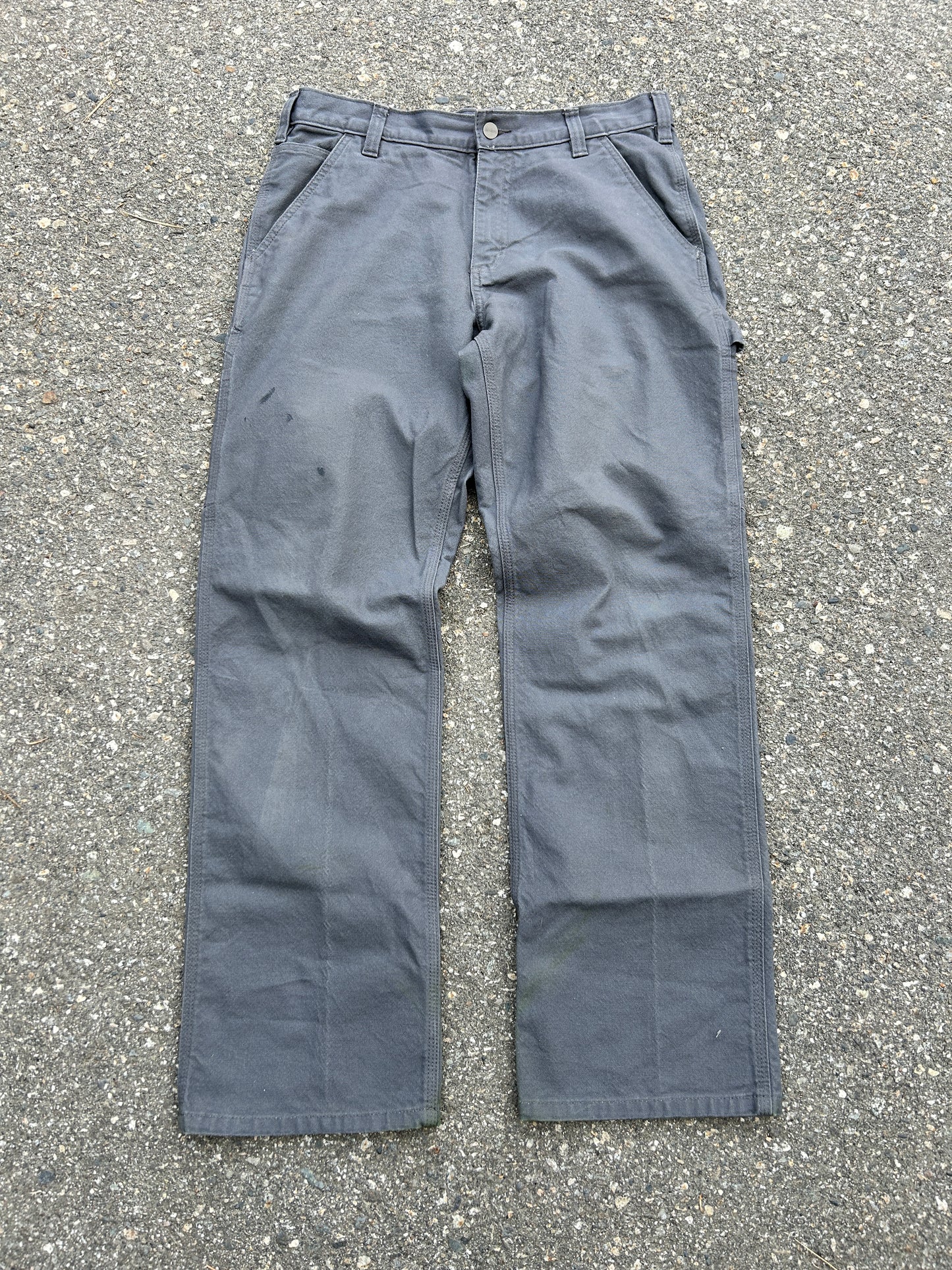 Like New Grey Carhartt Pants (33x32)