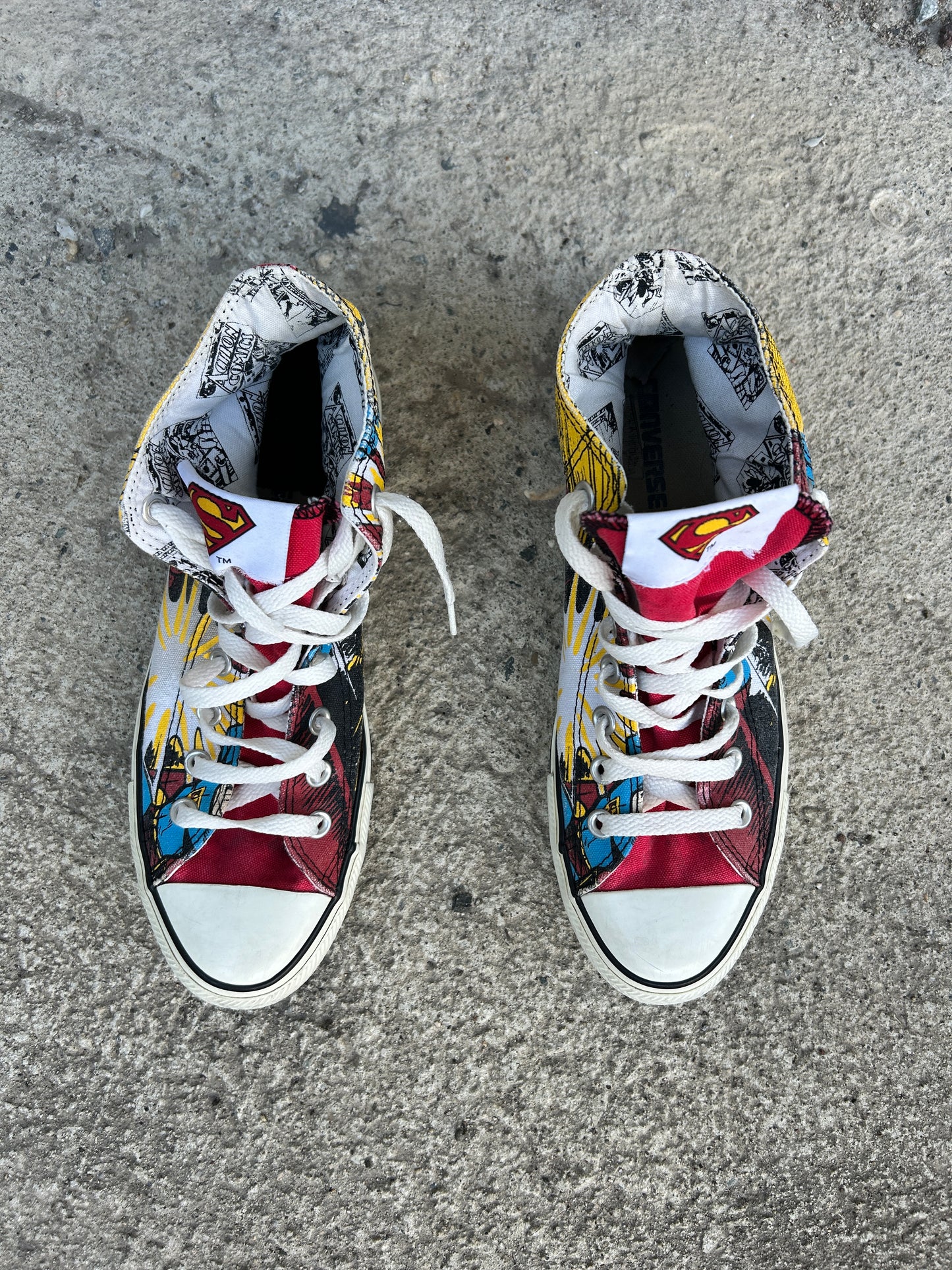 2013 Superman Comic Print Chuck Taylor’s (9M)