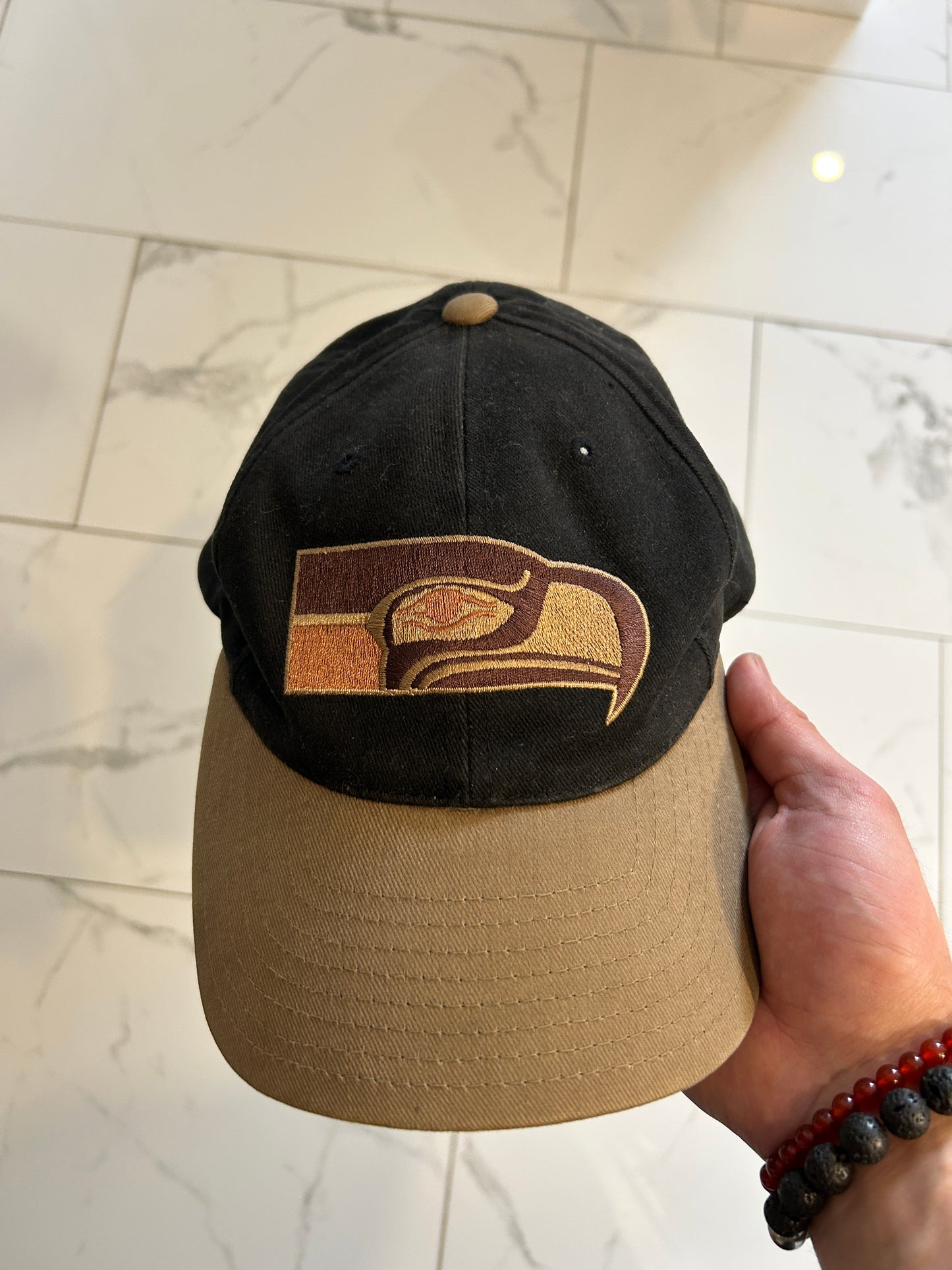 Vintage Brown American Needle Seattle Seahawks Hat