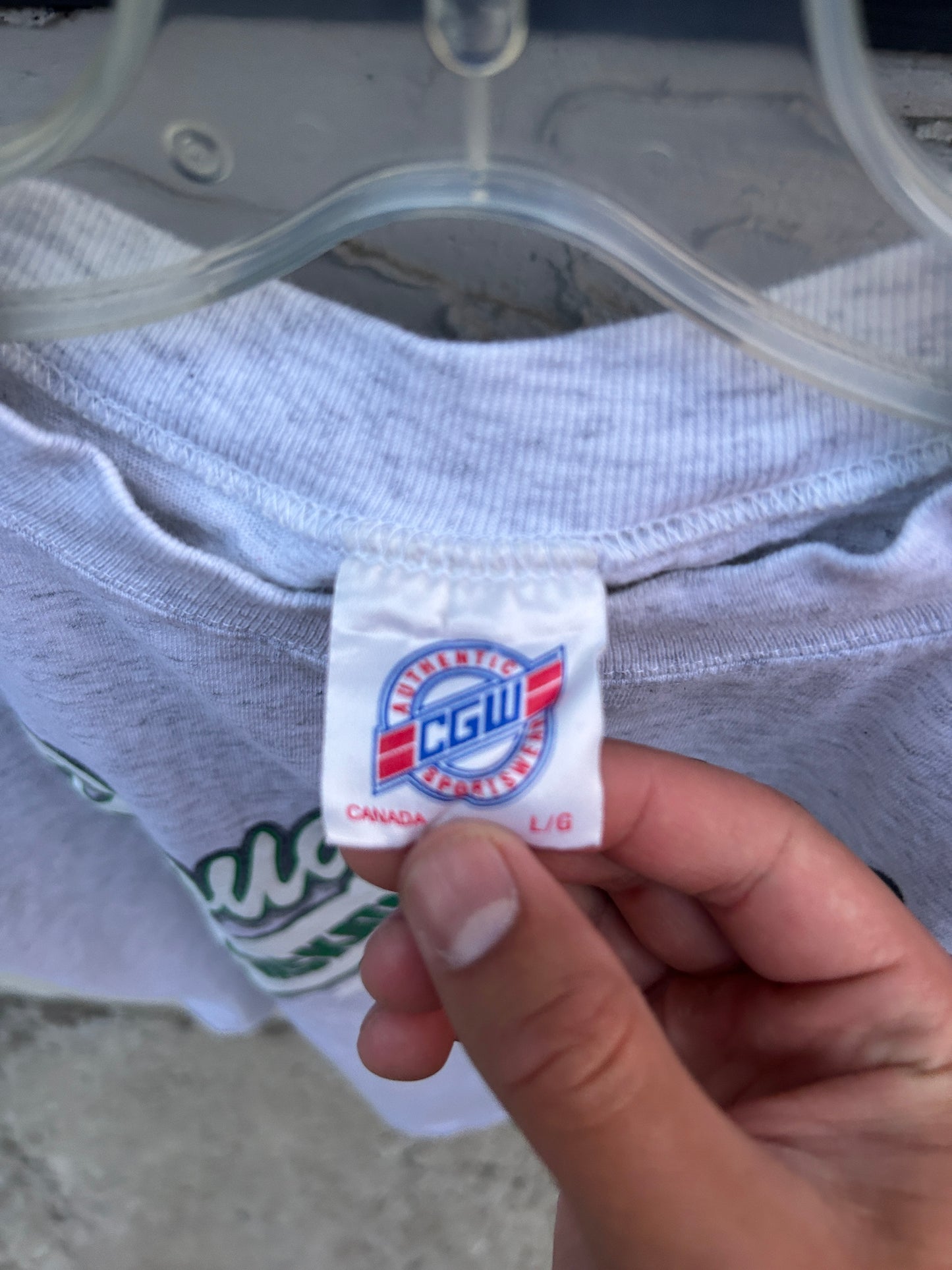 Vintage Saskatchewan Roughriders Cutoff Tee (L)