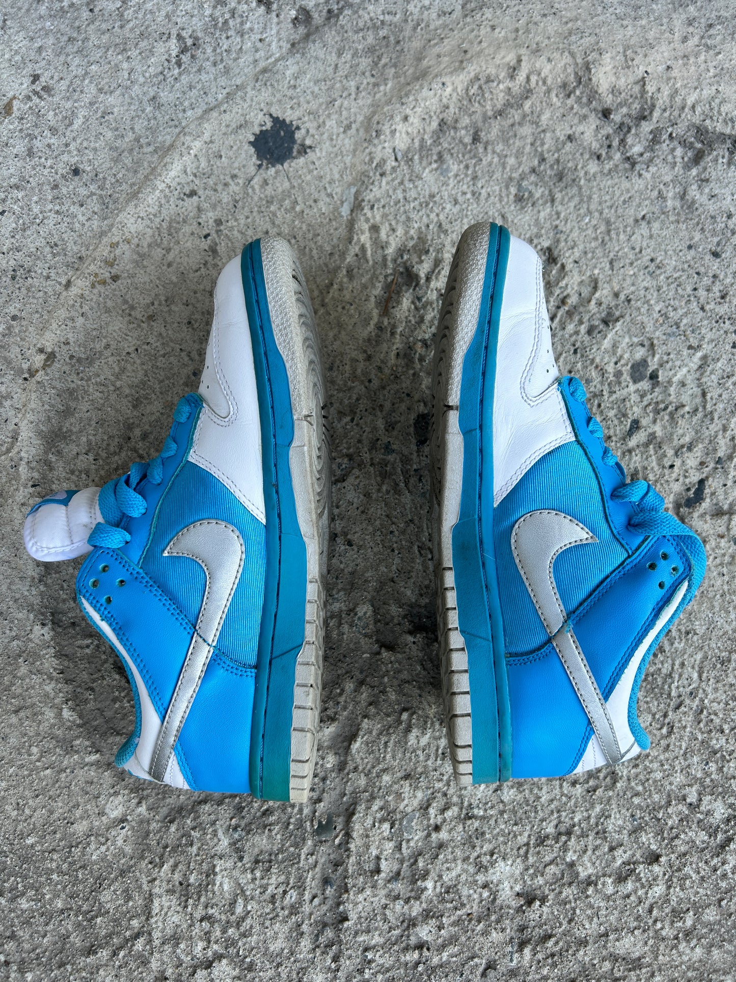 Light Blue and White Dunks (7W)