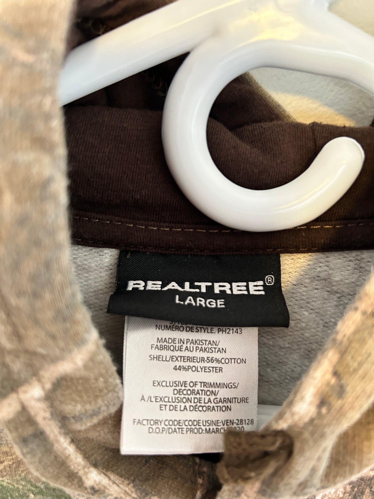 Real Tree Camo Hoodie (L)