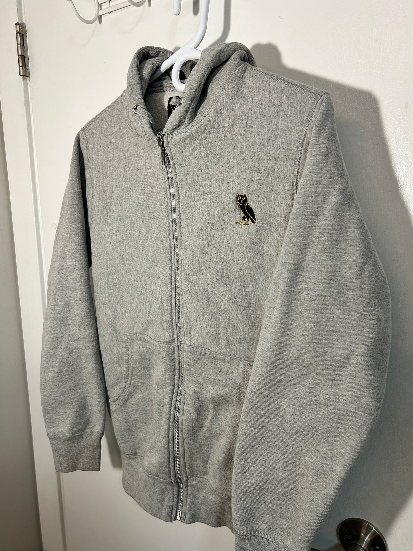Grey OVO Zip Hoodie (S)
