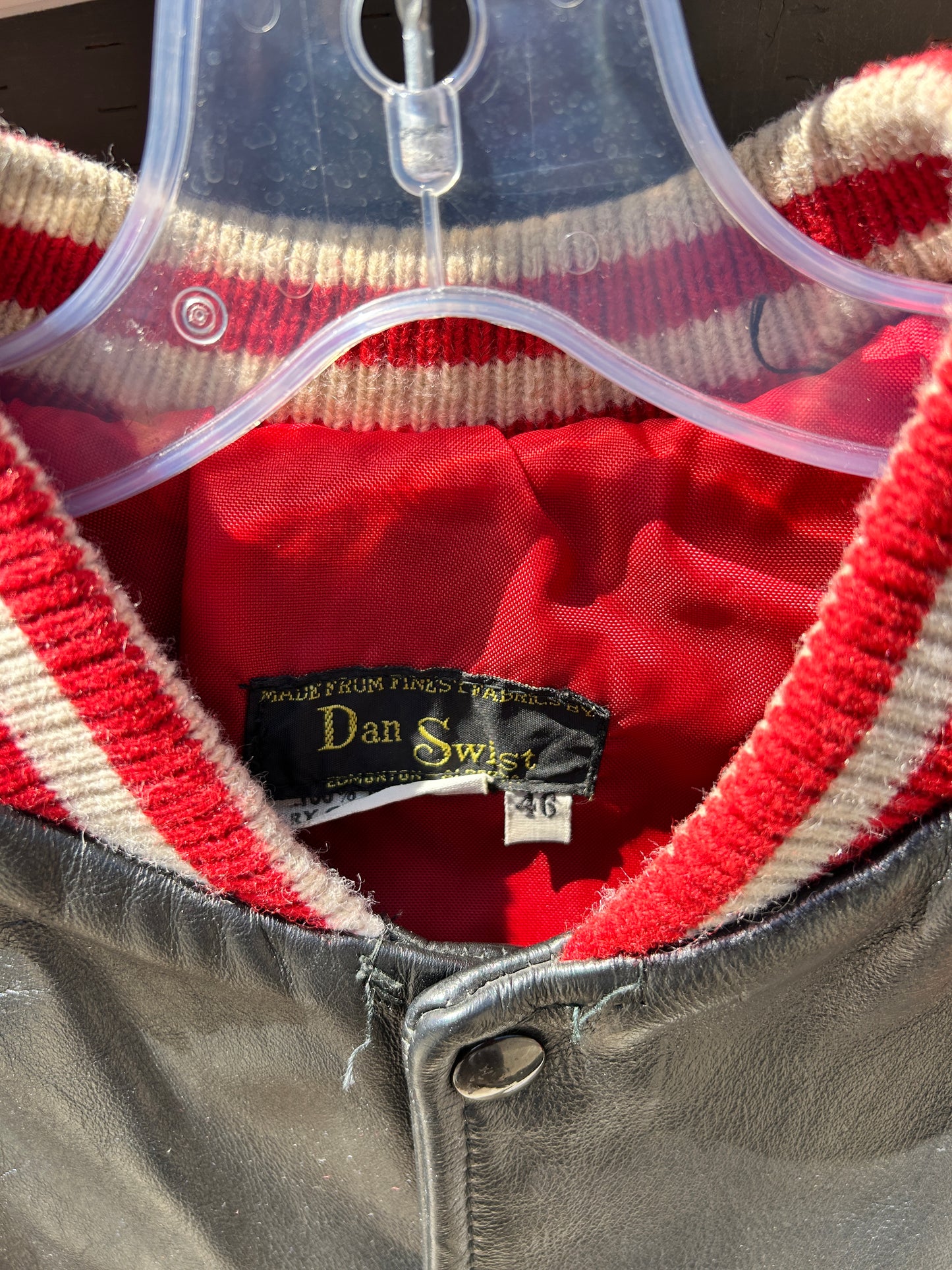 Vintage 90’s Hockey Varsity Jacket (M)